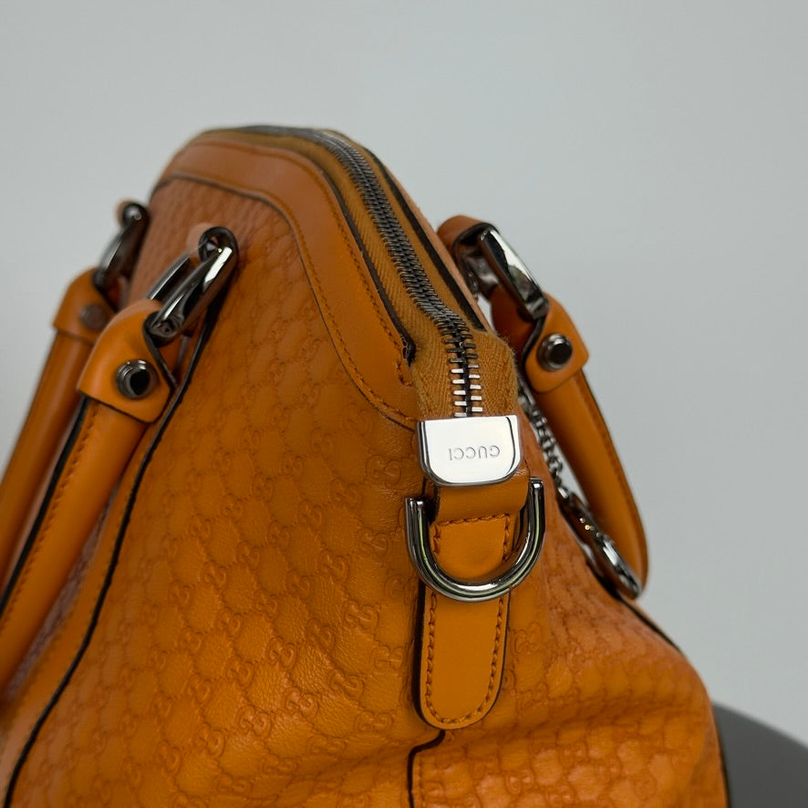 Gucci Soft Micro Guccissima Dome Satchel - Queen May