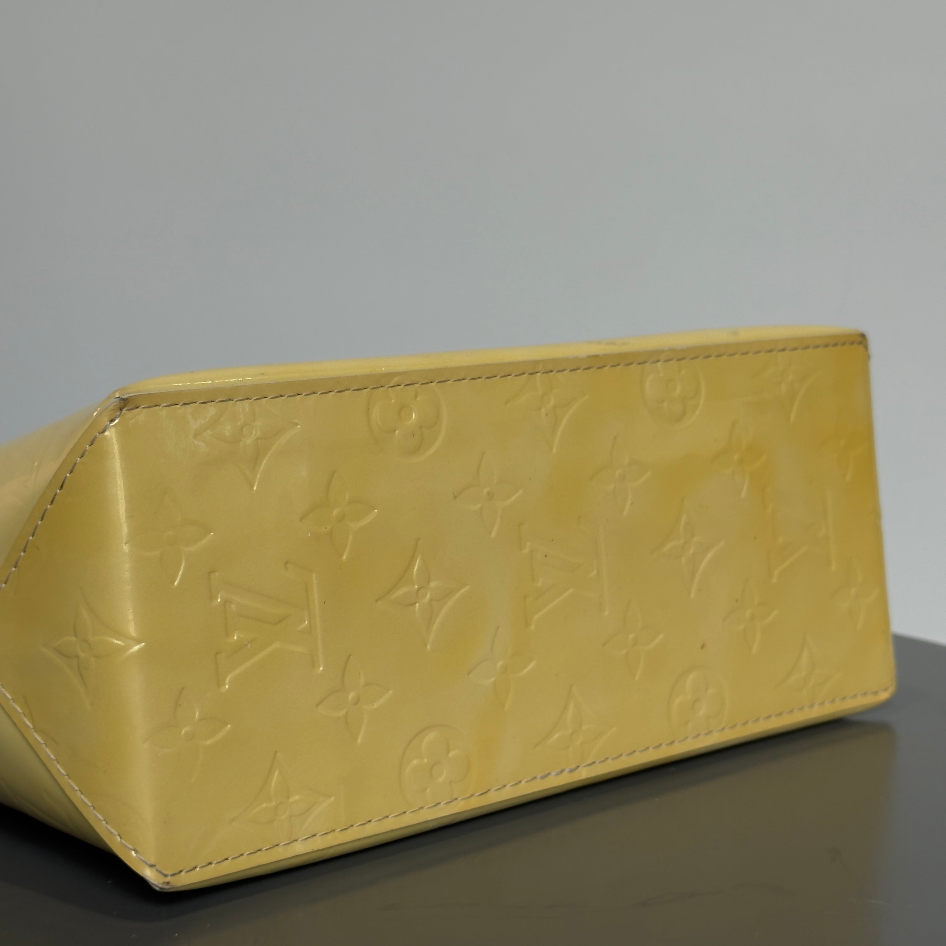 Louis Vuitton Yellow Vernis Reade