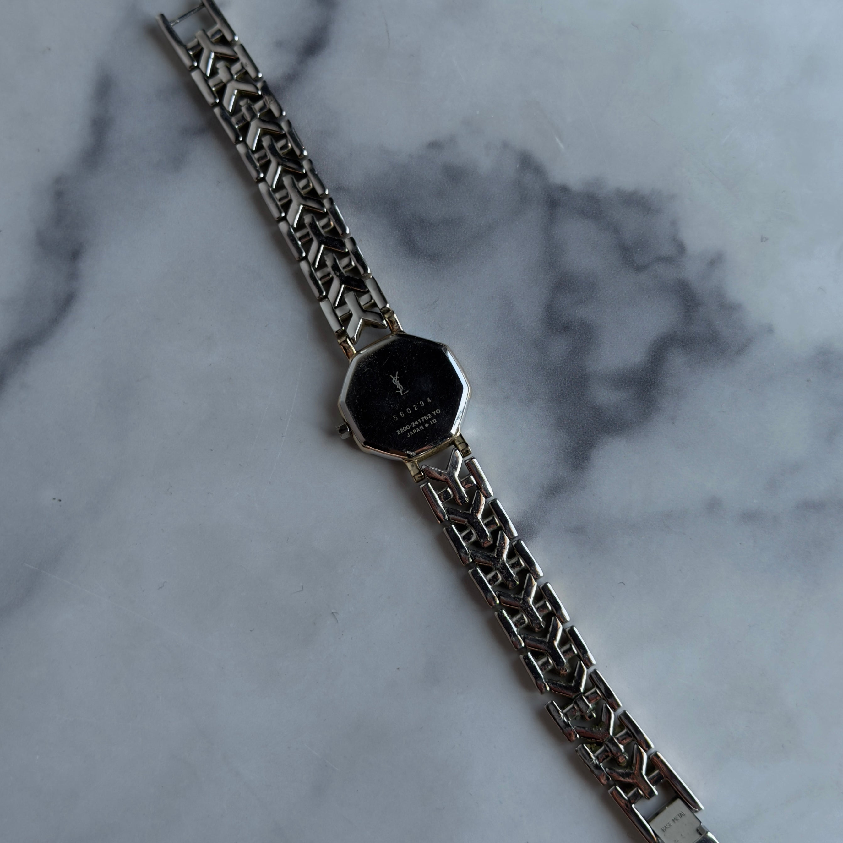 Yves Saint Laurent Octagon Two Tone Watch