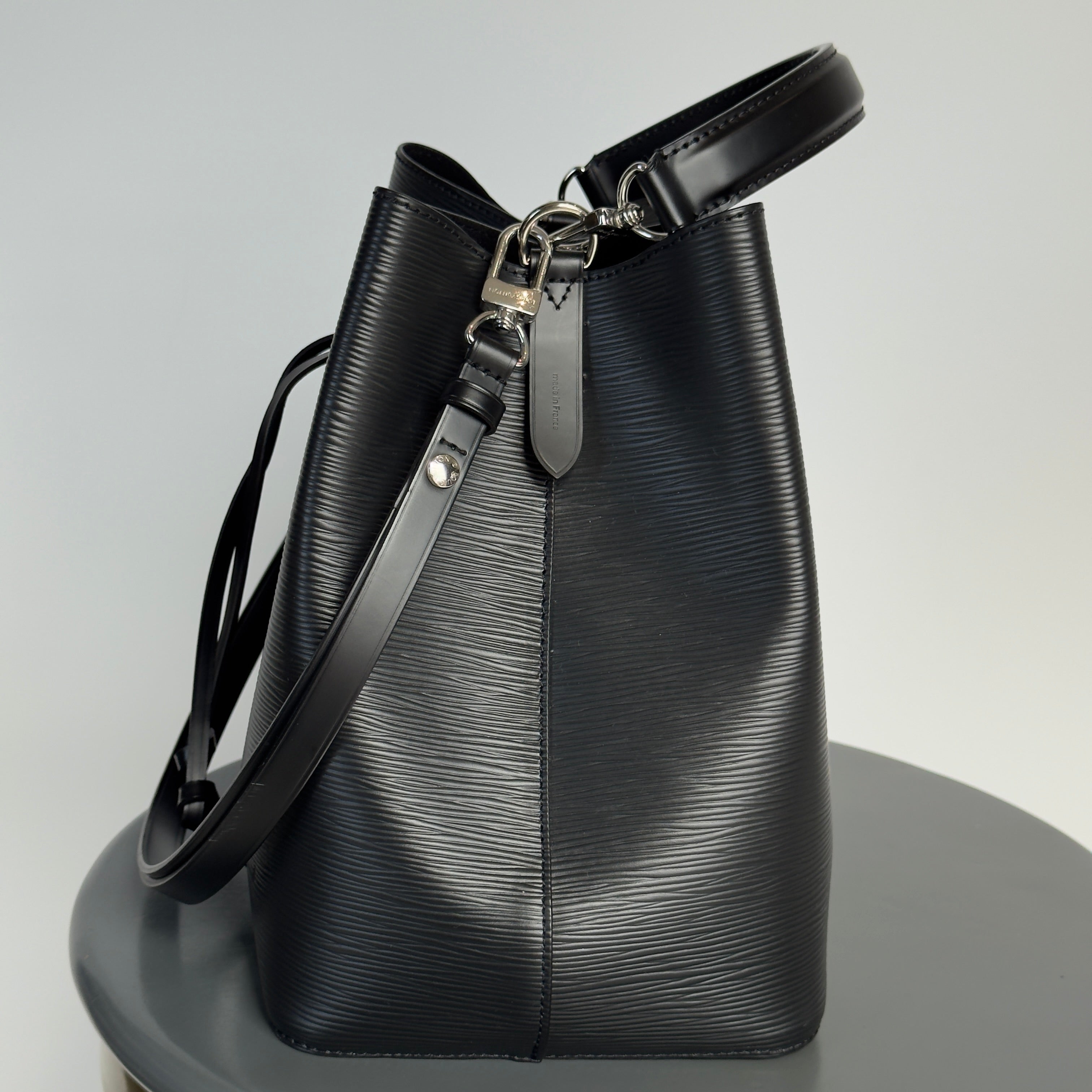 Louis Vuitton Black Epi Leather Noe Bucket Bag - Queen May