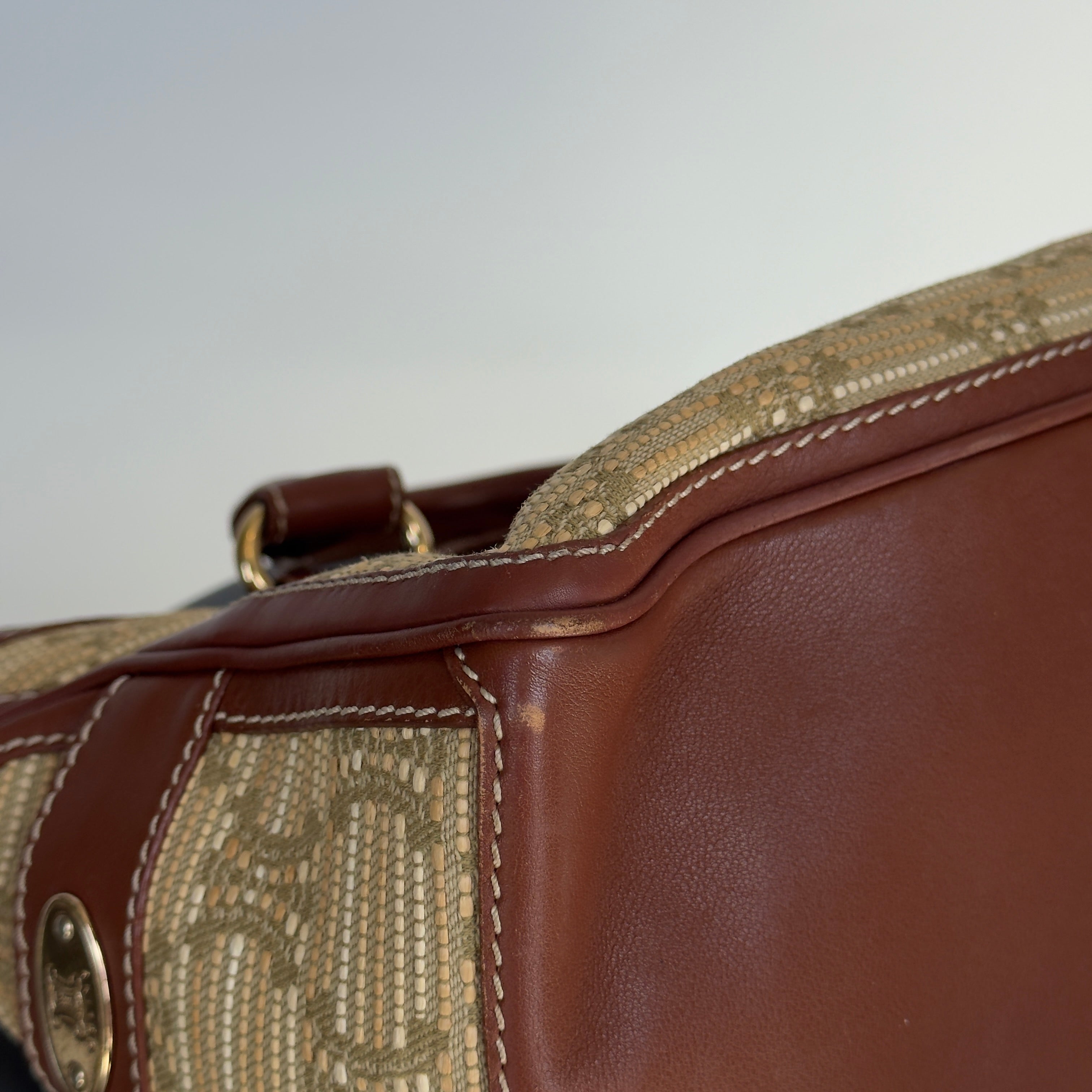 Celine Woven Triomphe Boogie Bag