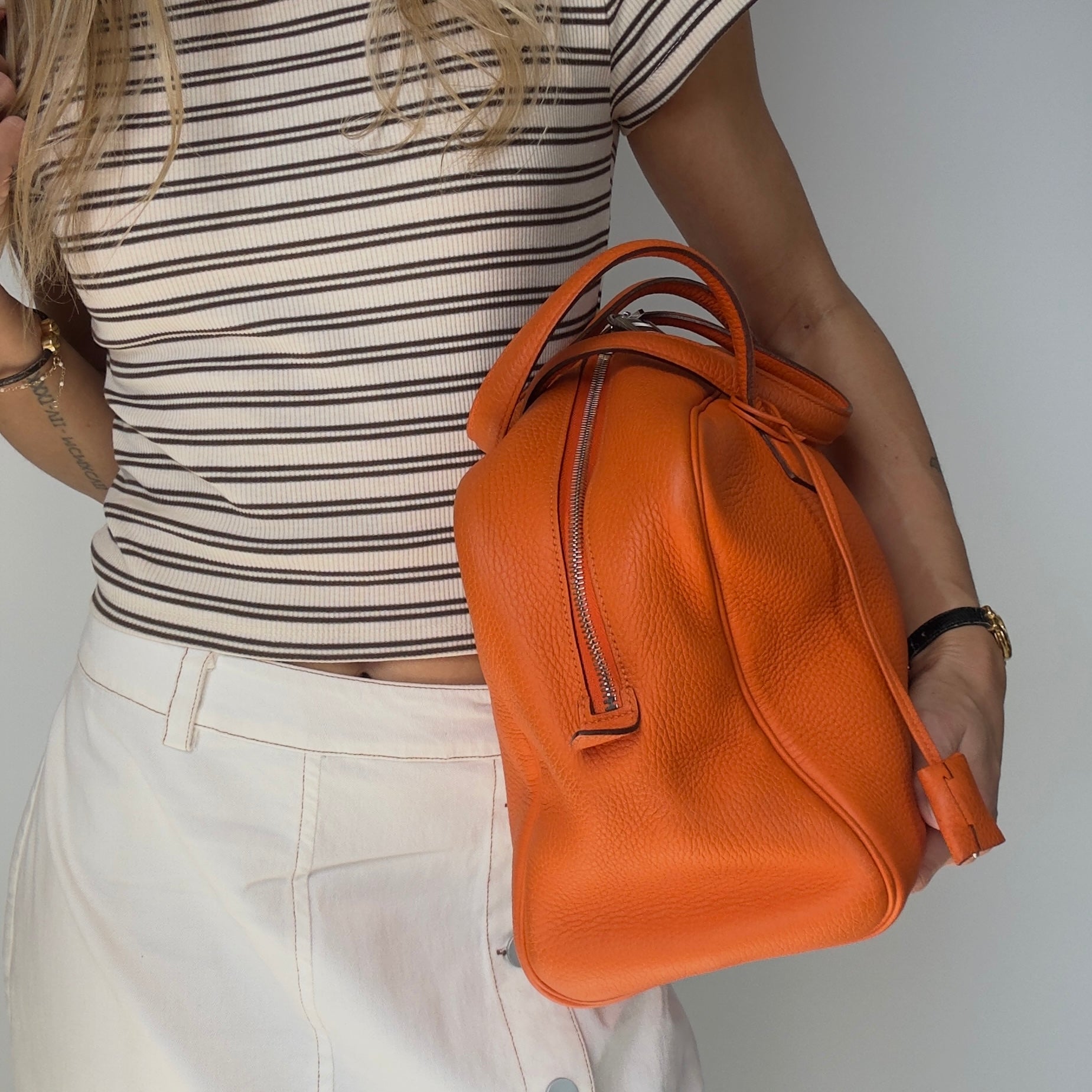 Hermes Victoria Orange 35 Clemence 2011 - Queen May
