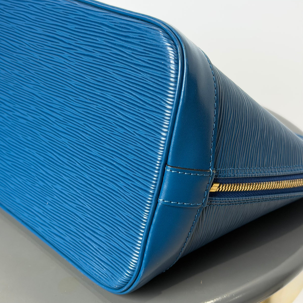 Louis Vuitton Blue Epi Leather Alma Pm - Queen May