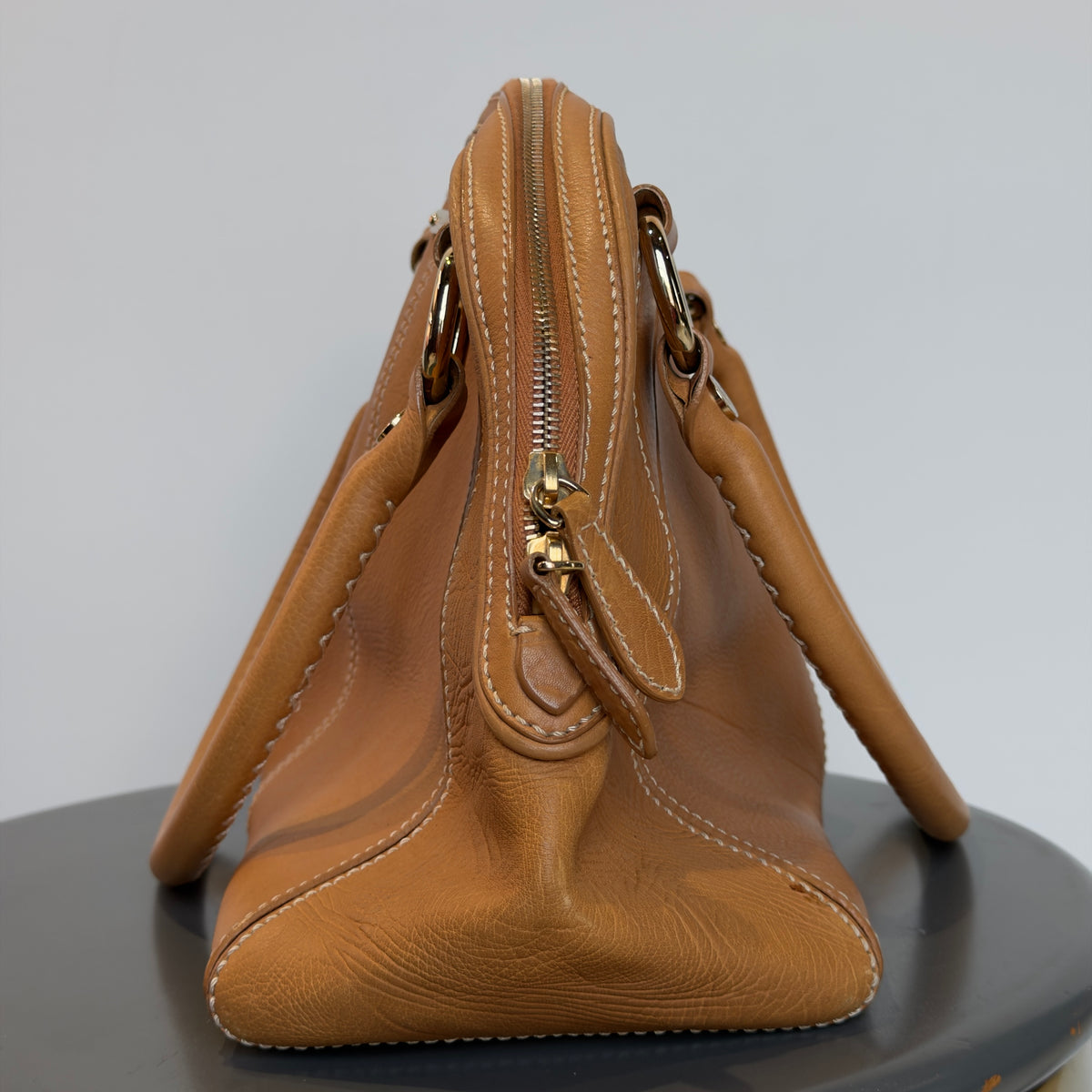 Celine Whipstitch Leather Toto Bag