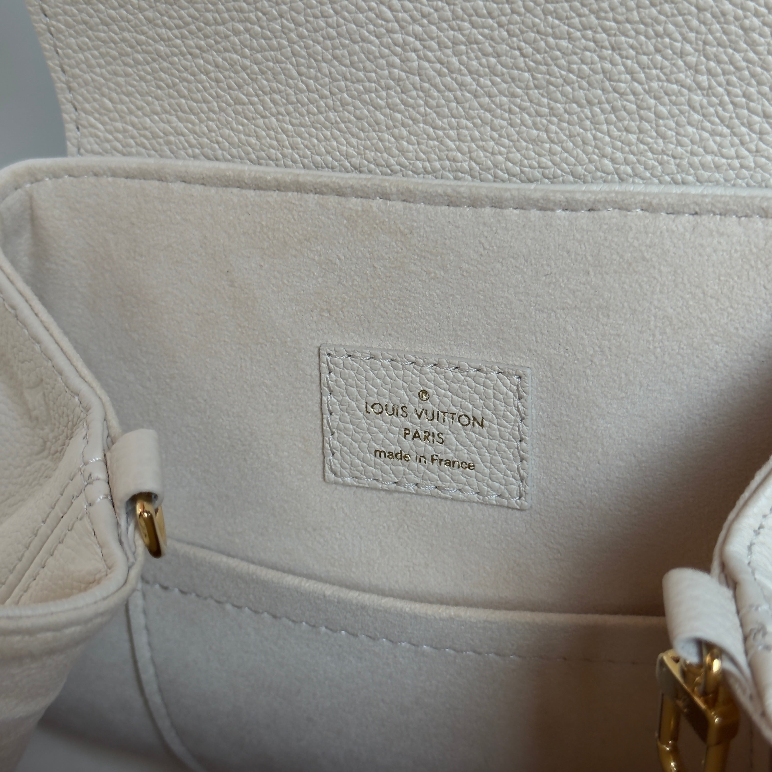 Louis Vuitton Monogram Empreinte Backpack Cream - Queen May