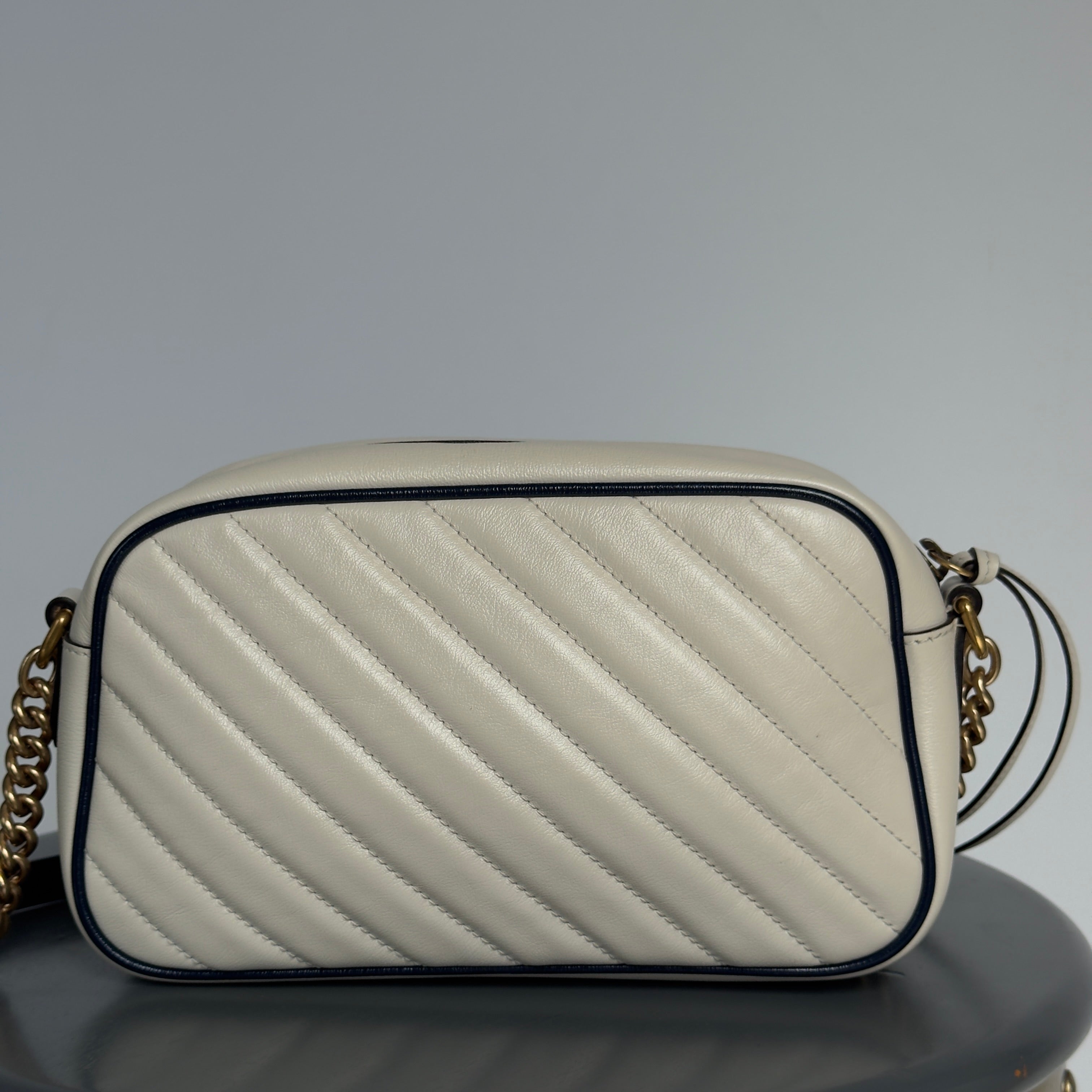 Gucci Double G Marmont Small Cream - Queen May
