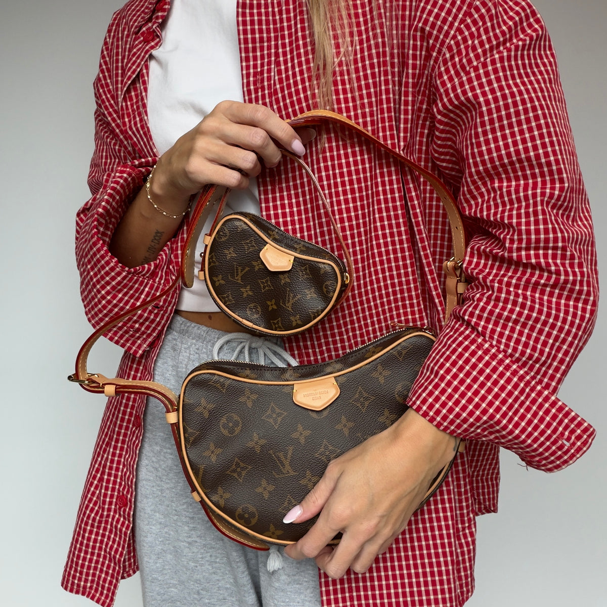 Louis Vuitton Monogram Croissant MM With Accessories Pouch