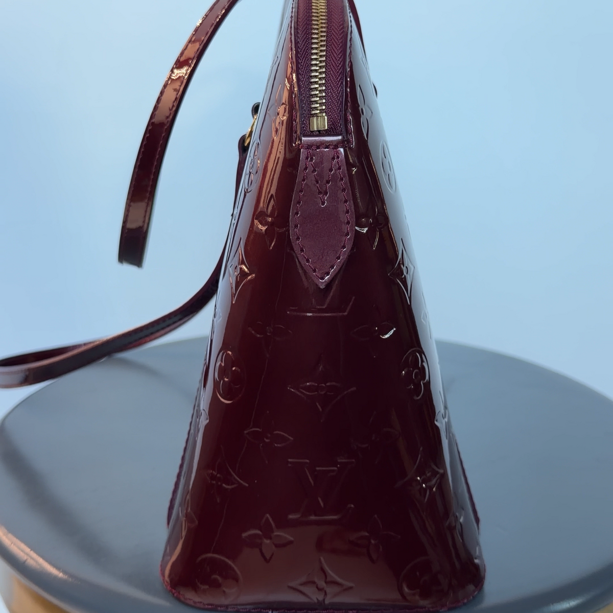 Louis Vuitton Vernis Avalon Bag Maroon