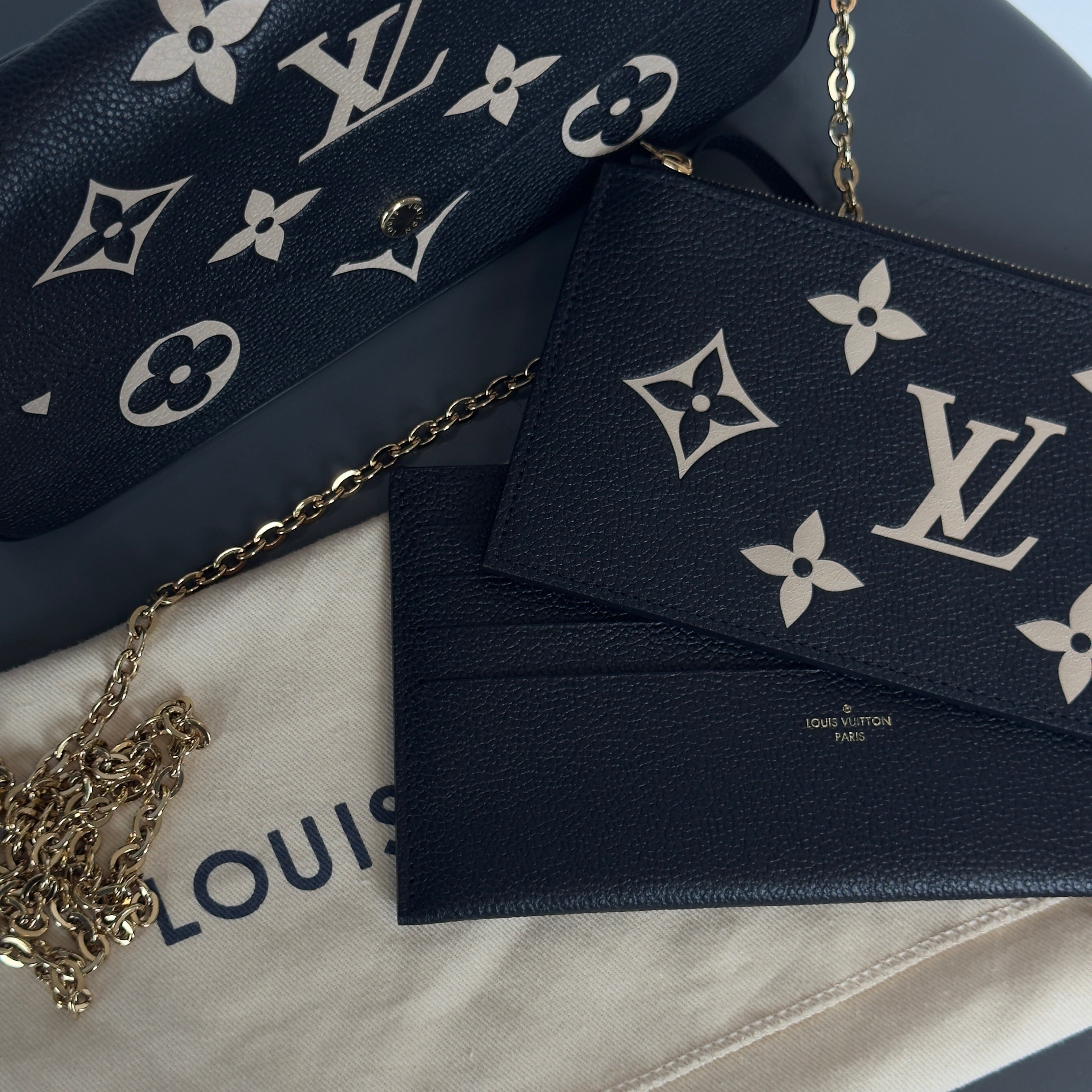 Louis Vuitton Felicie Pochette Black