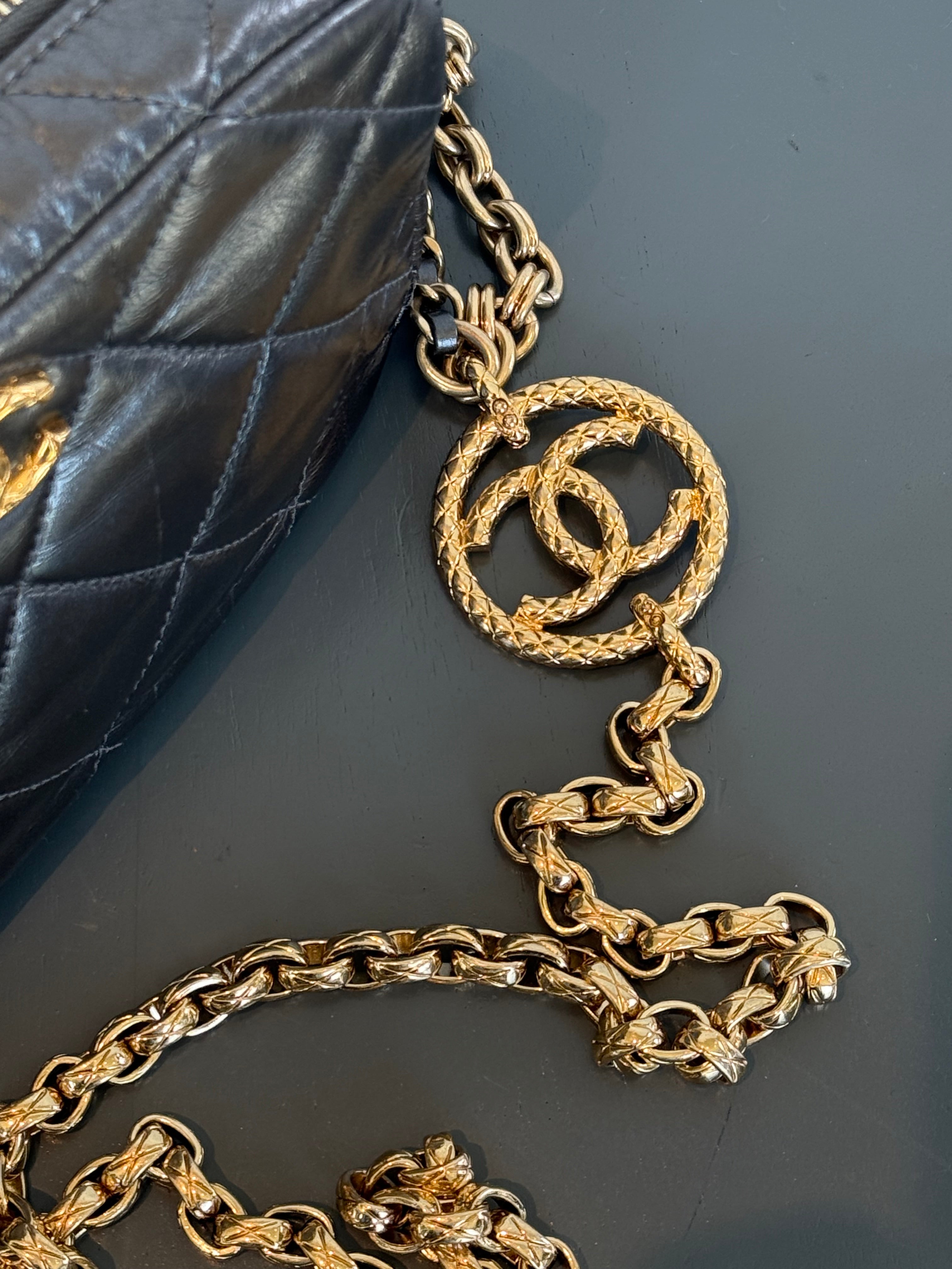 Chanel Pearl Medallion Camera Case Quilted Calfskin Mini - Queen May