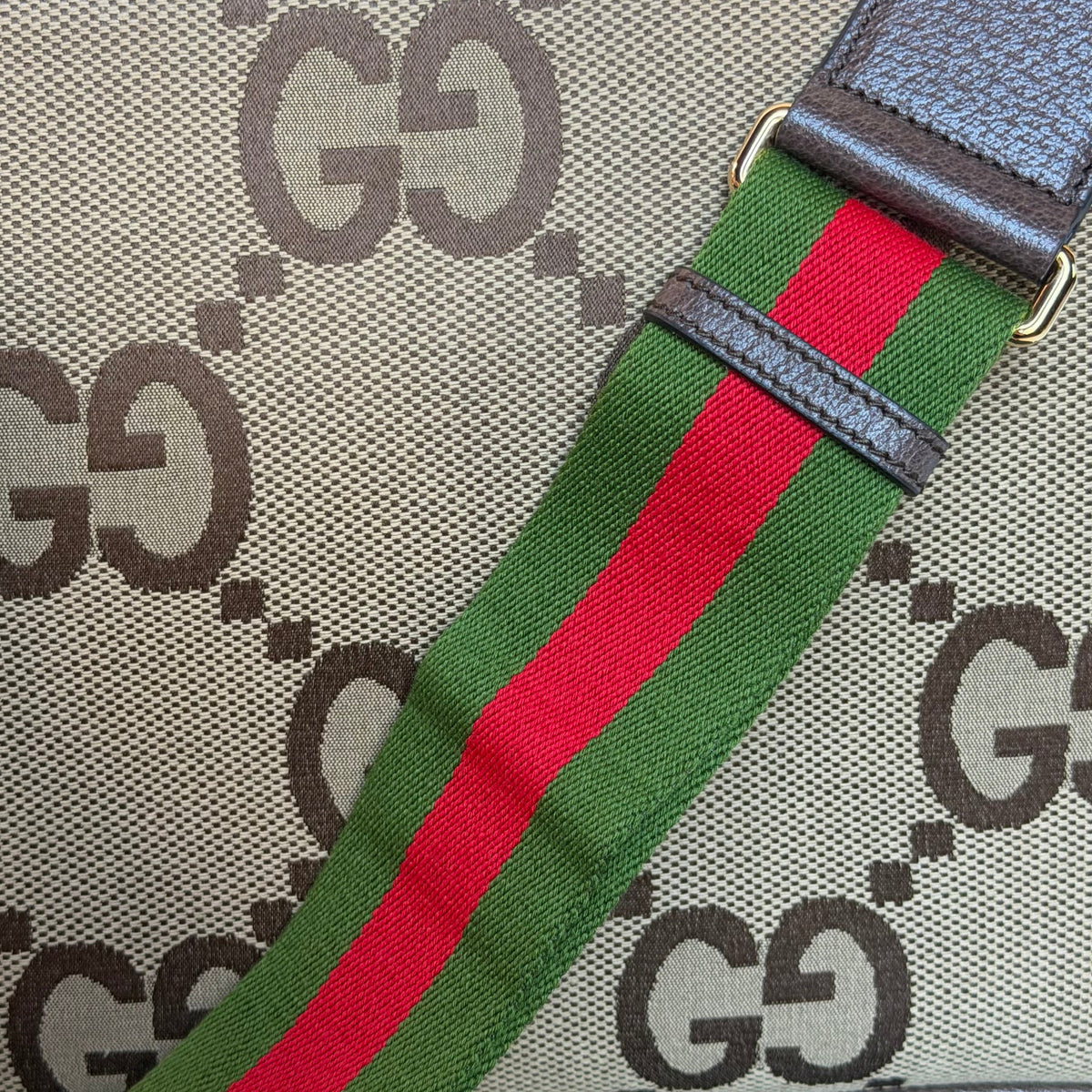 Gucci Web Shoulder Bag Jumbo