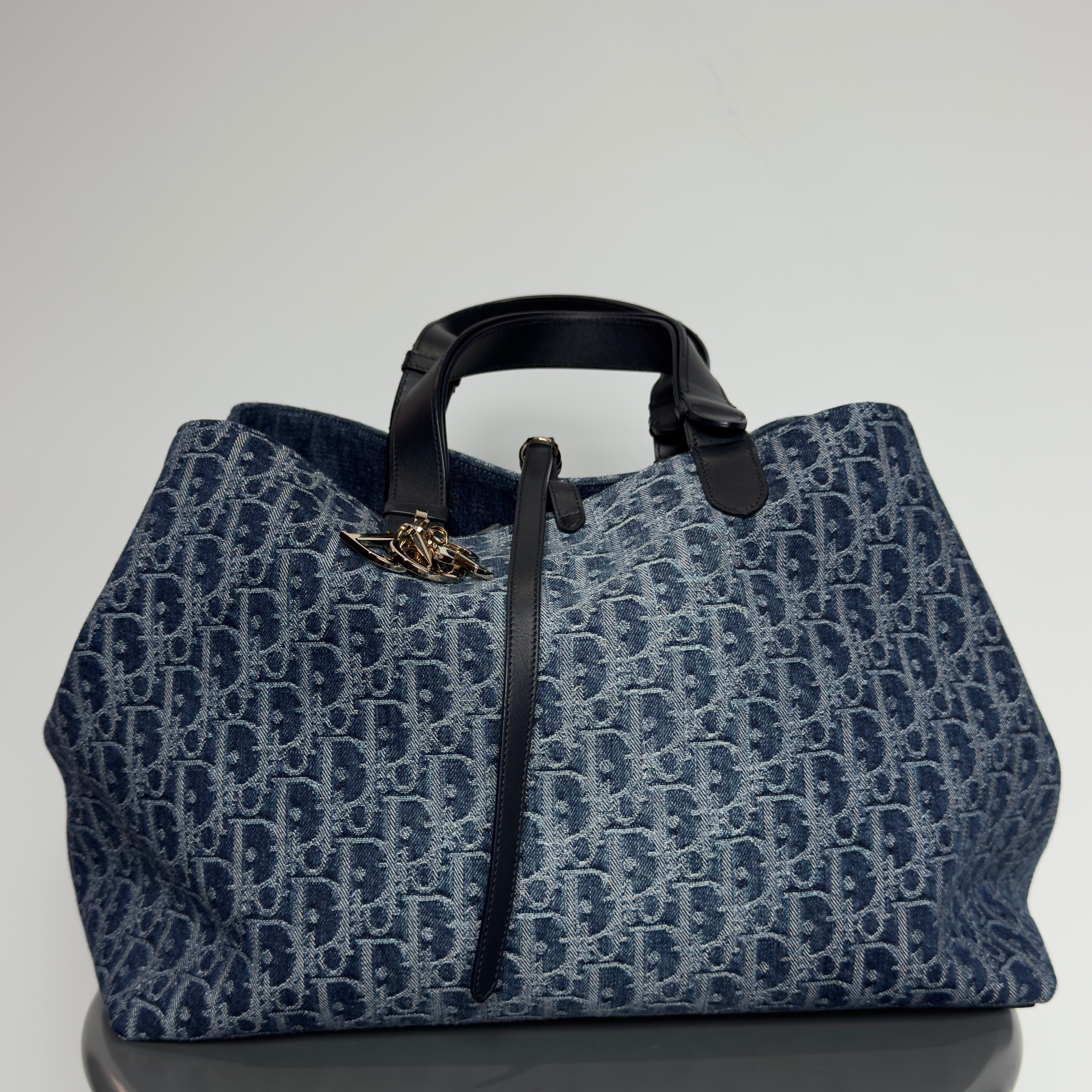 Christian Dior Jacquard Oblique Large Toujours Bag