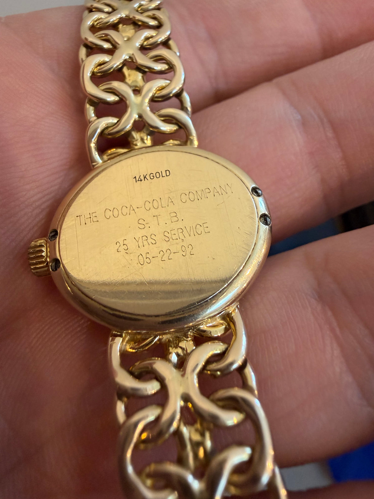 Vintage Rolex Ladies 14K Yellow Gold Mechanical Movement Watch Model 8472