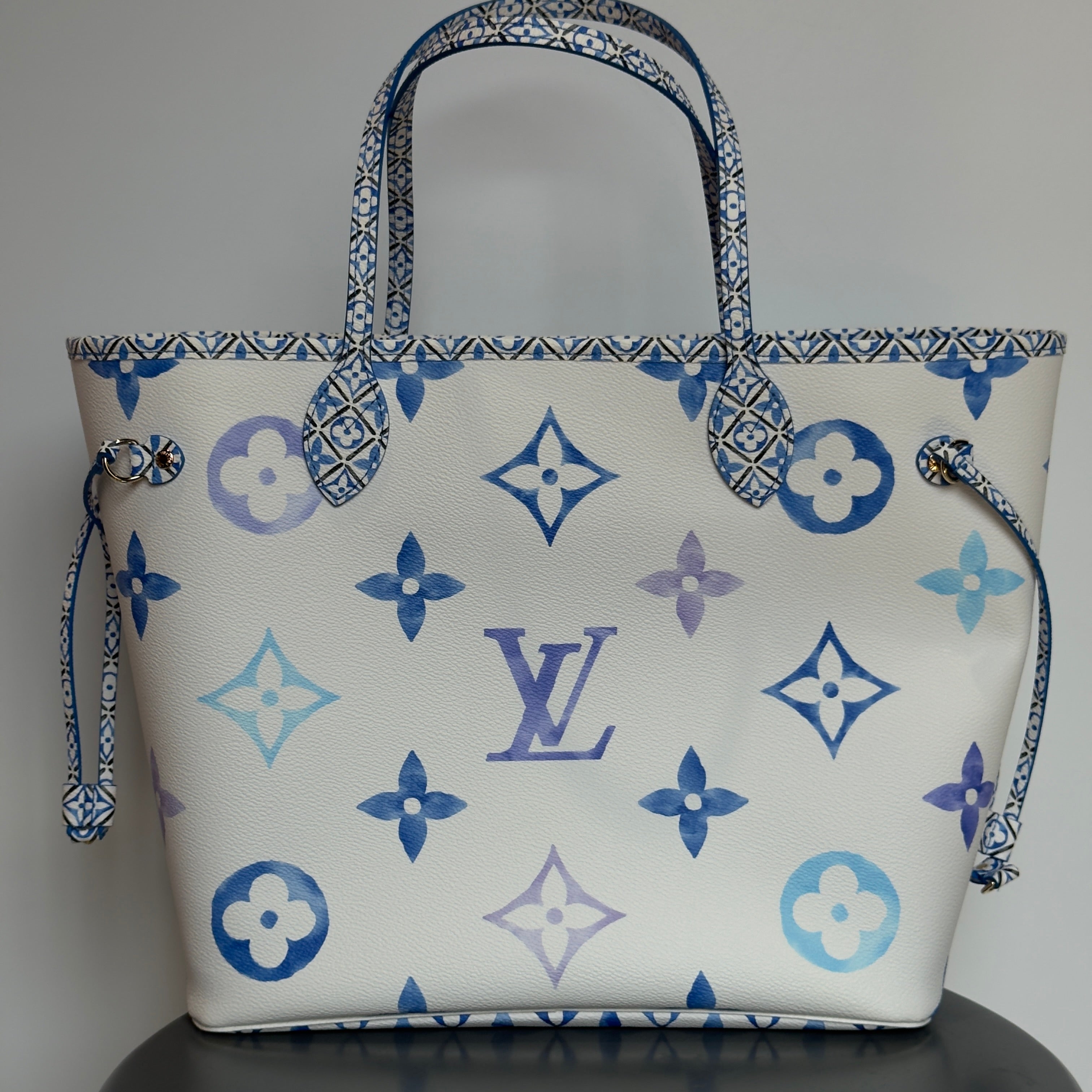 Louis Vuitton By the Pool Neverfull with Pouch