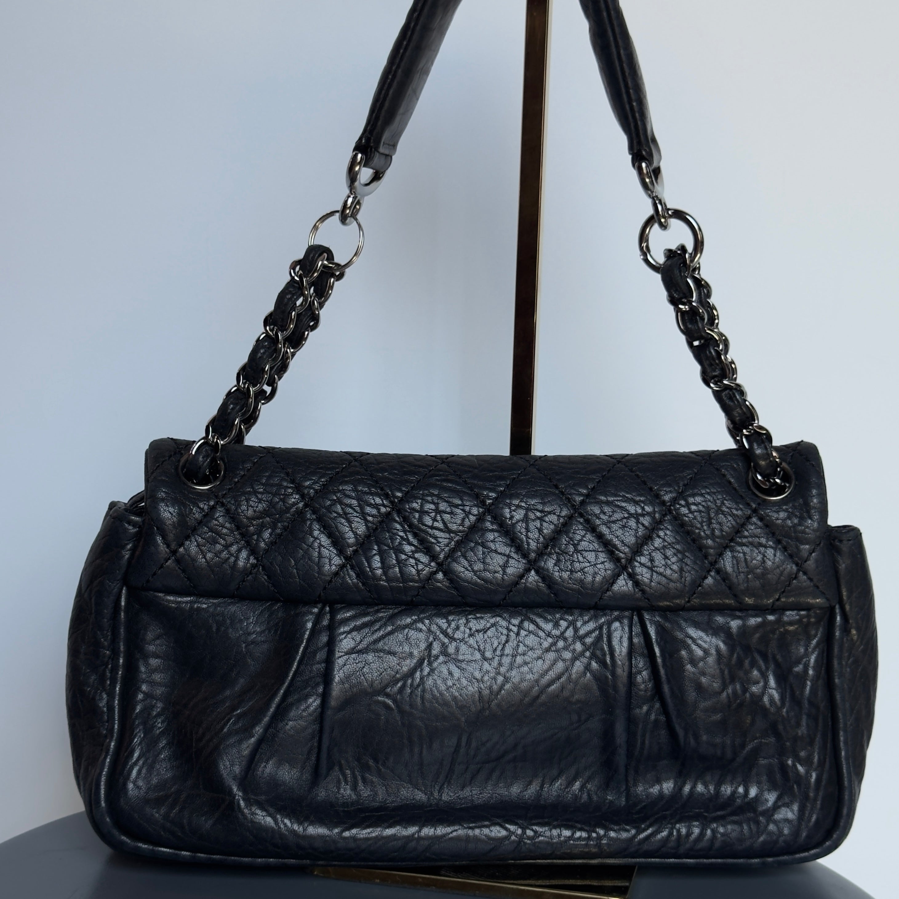 Chanel Lady Braid Flap Bag Black