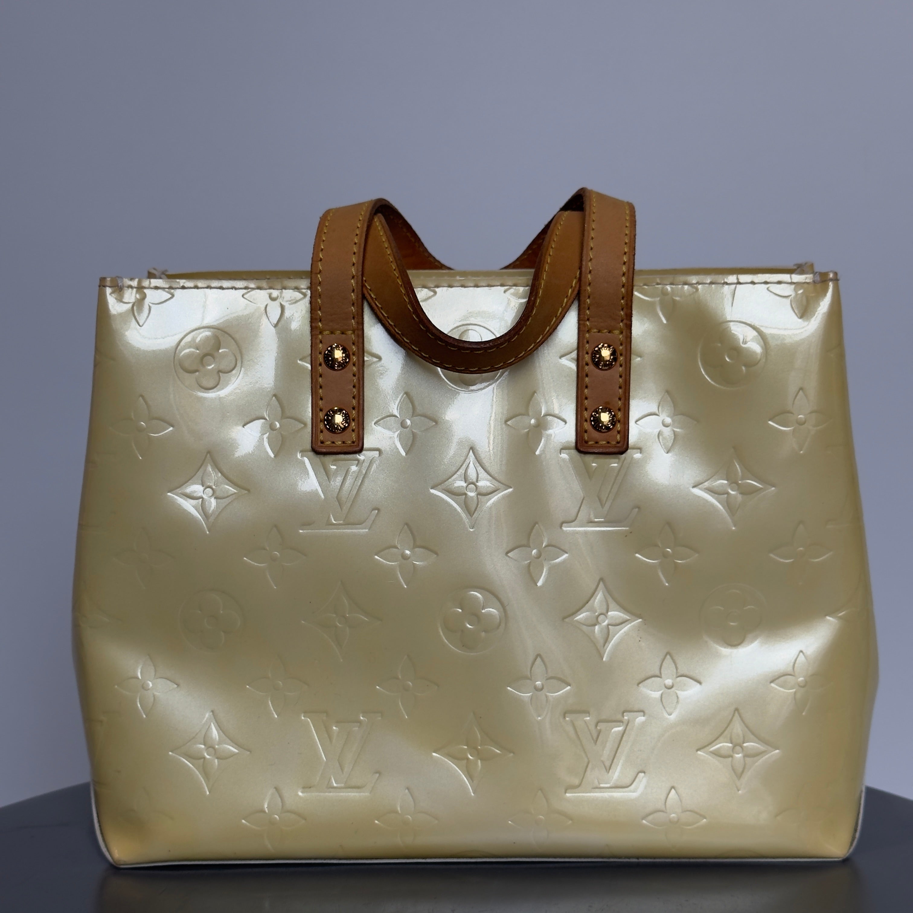Louis Vuitton Yellow Vernis Reade