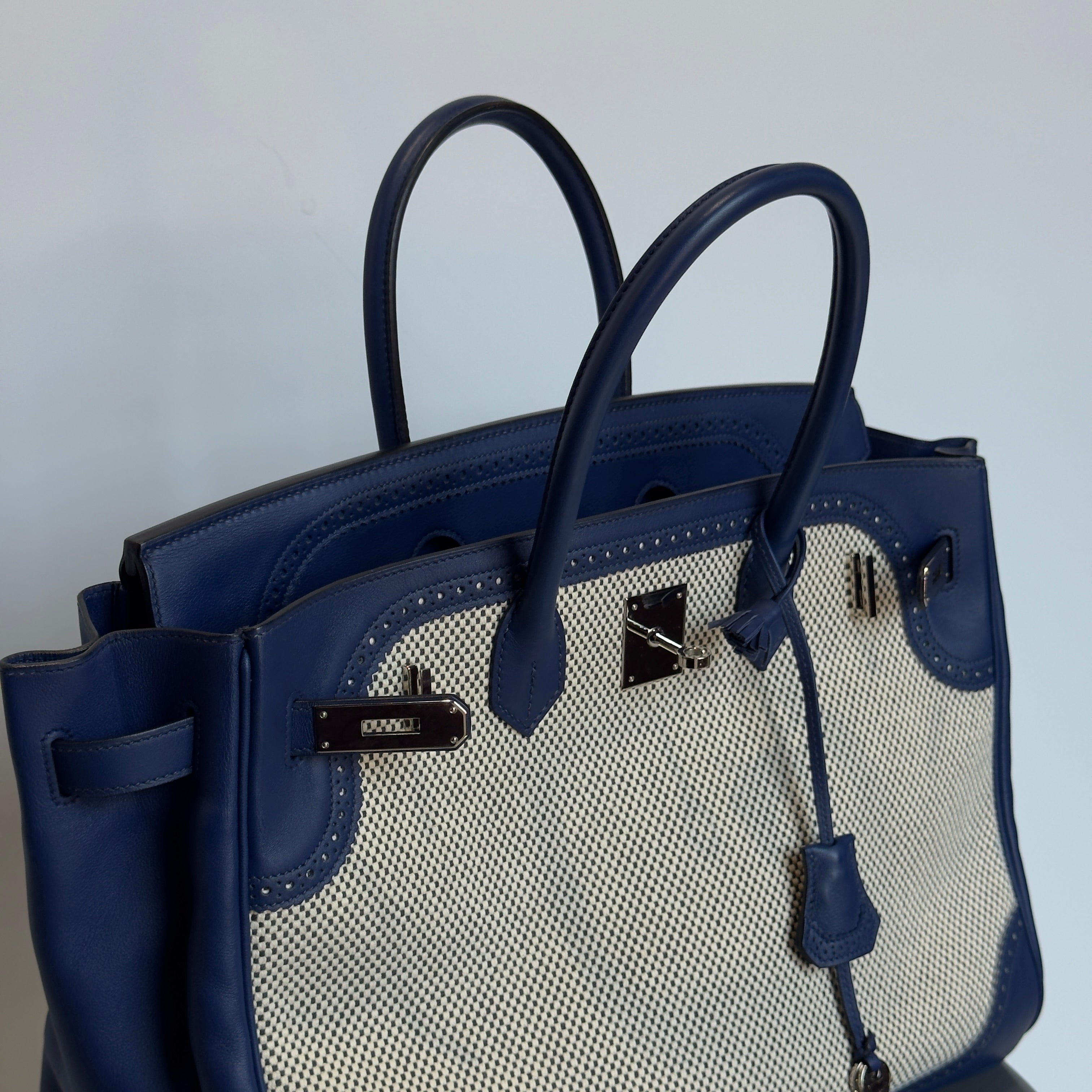 Hermes Toile Swift Ghillies Birkin 35 Limited Edition