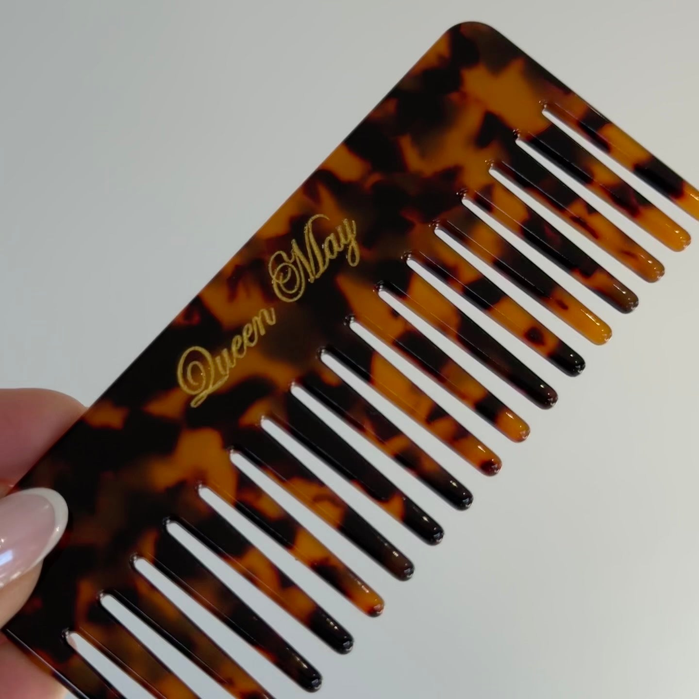 Queen May Tortoiseshell Acetate Comb - Queen May