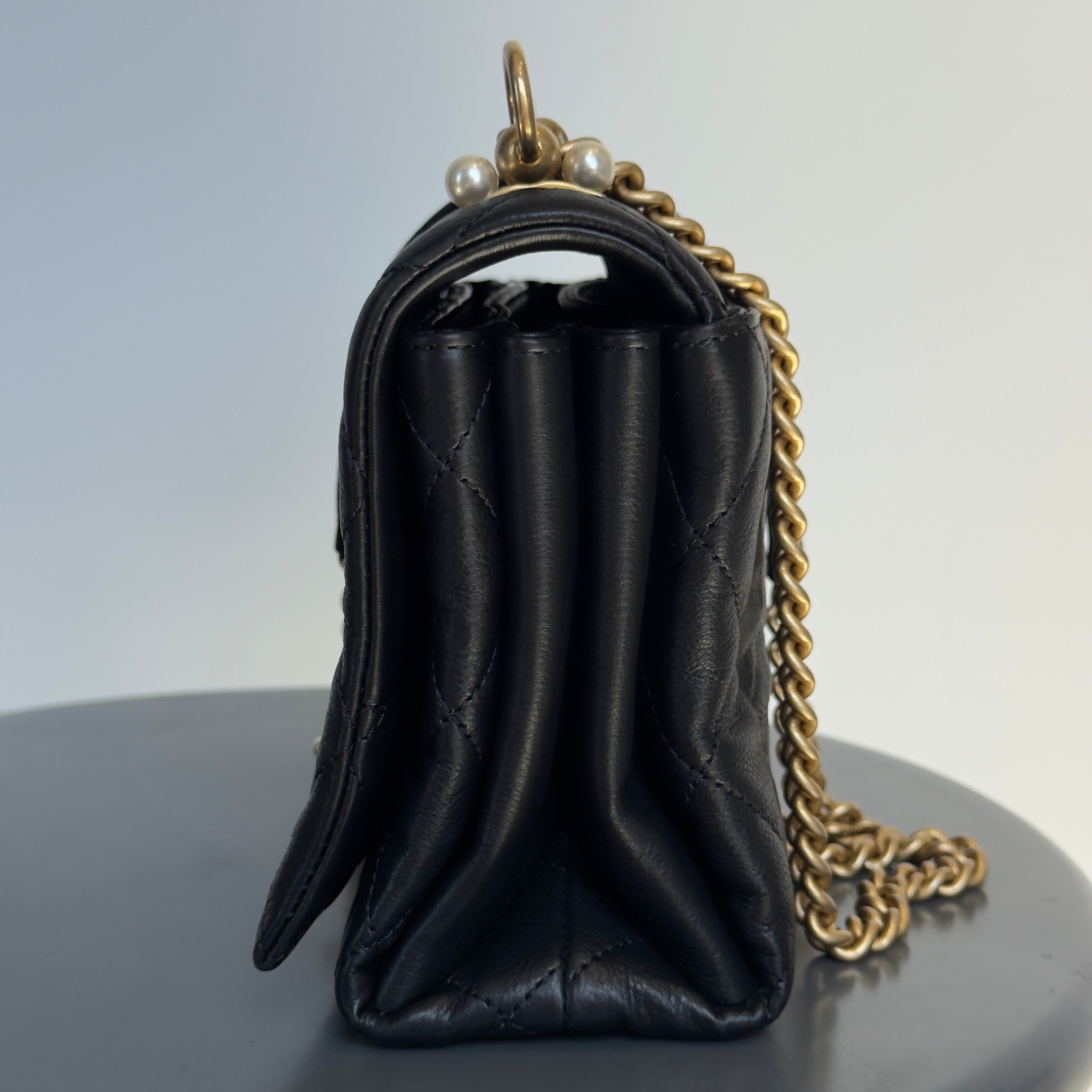 Chanel Pearl Accordion Flapbag - Queen May