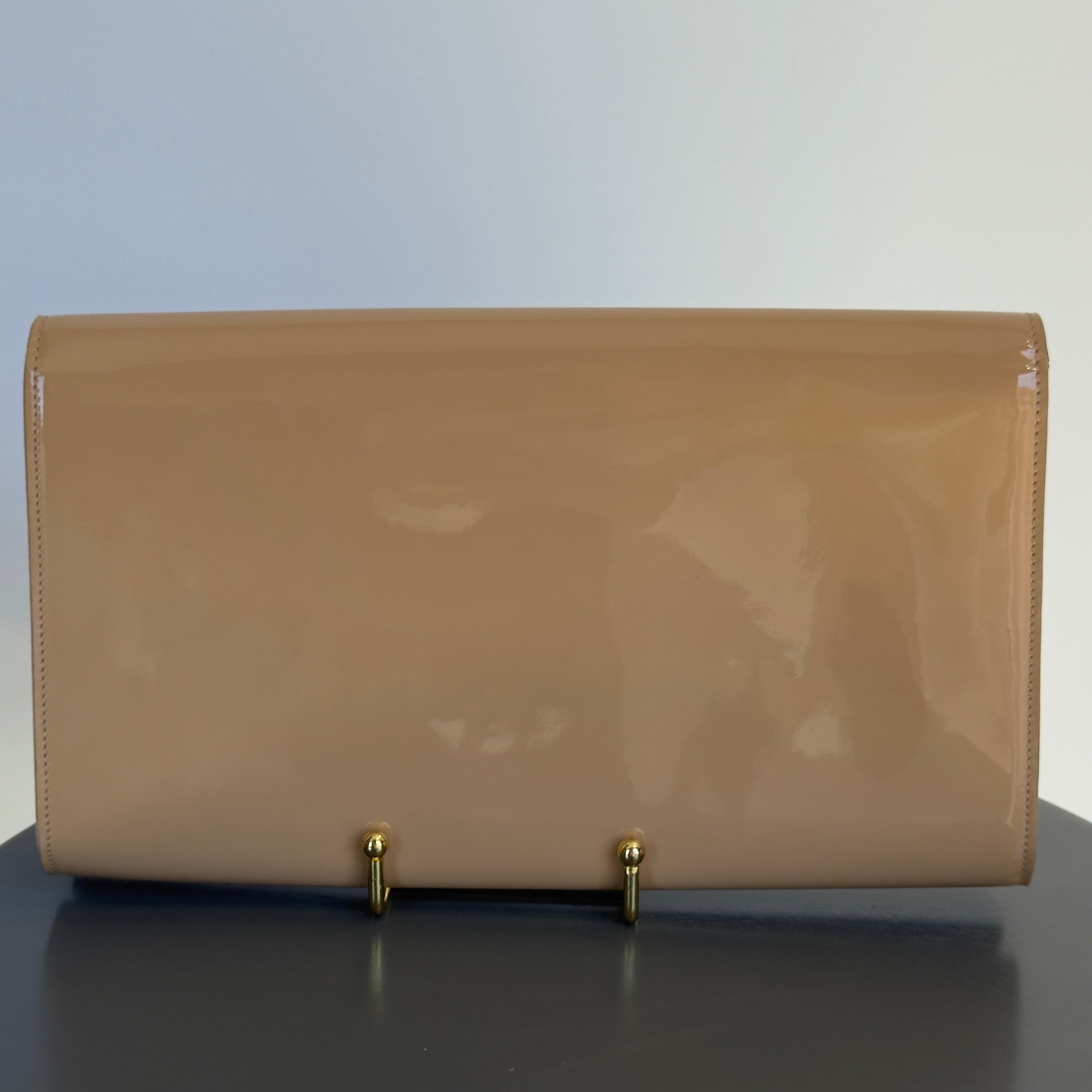 Yves Saint Laurent Signature Beige Clutch