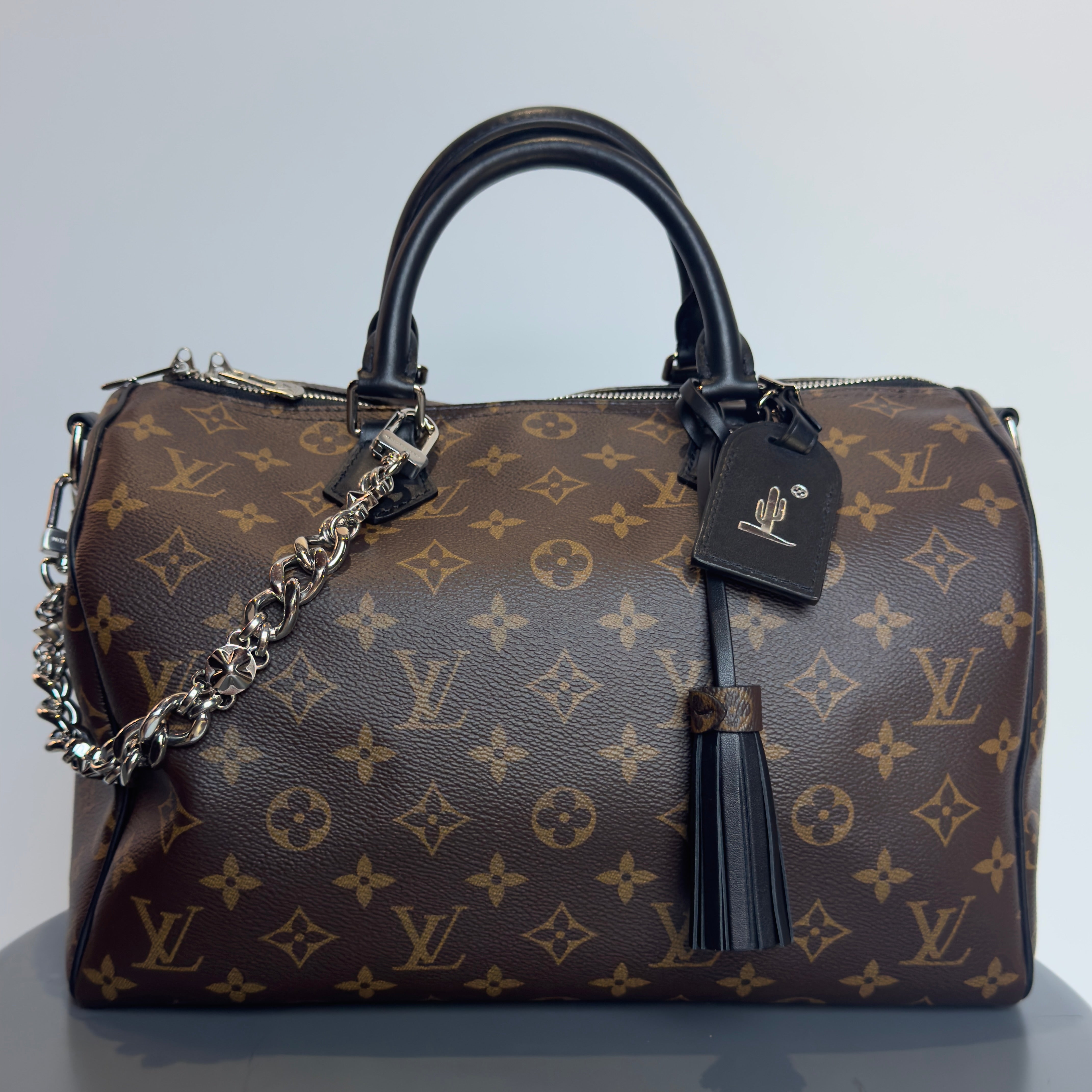 Louis Vuitton Monogram Dark Speedy Soft Speedy 30