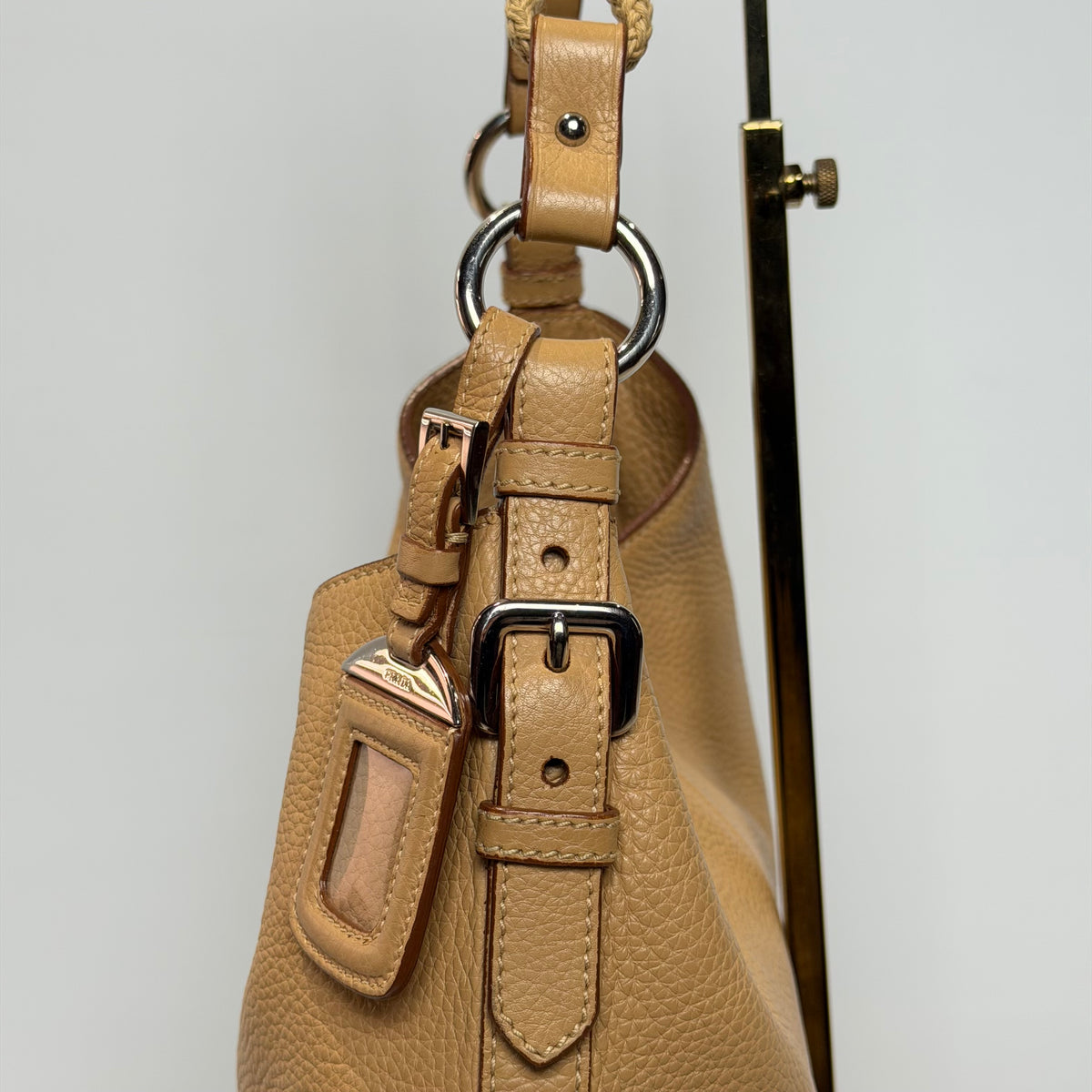 Prada Vitello Daino Rope Hobo Bag - Queen May
