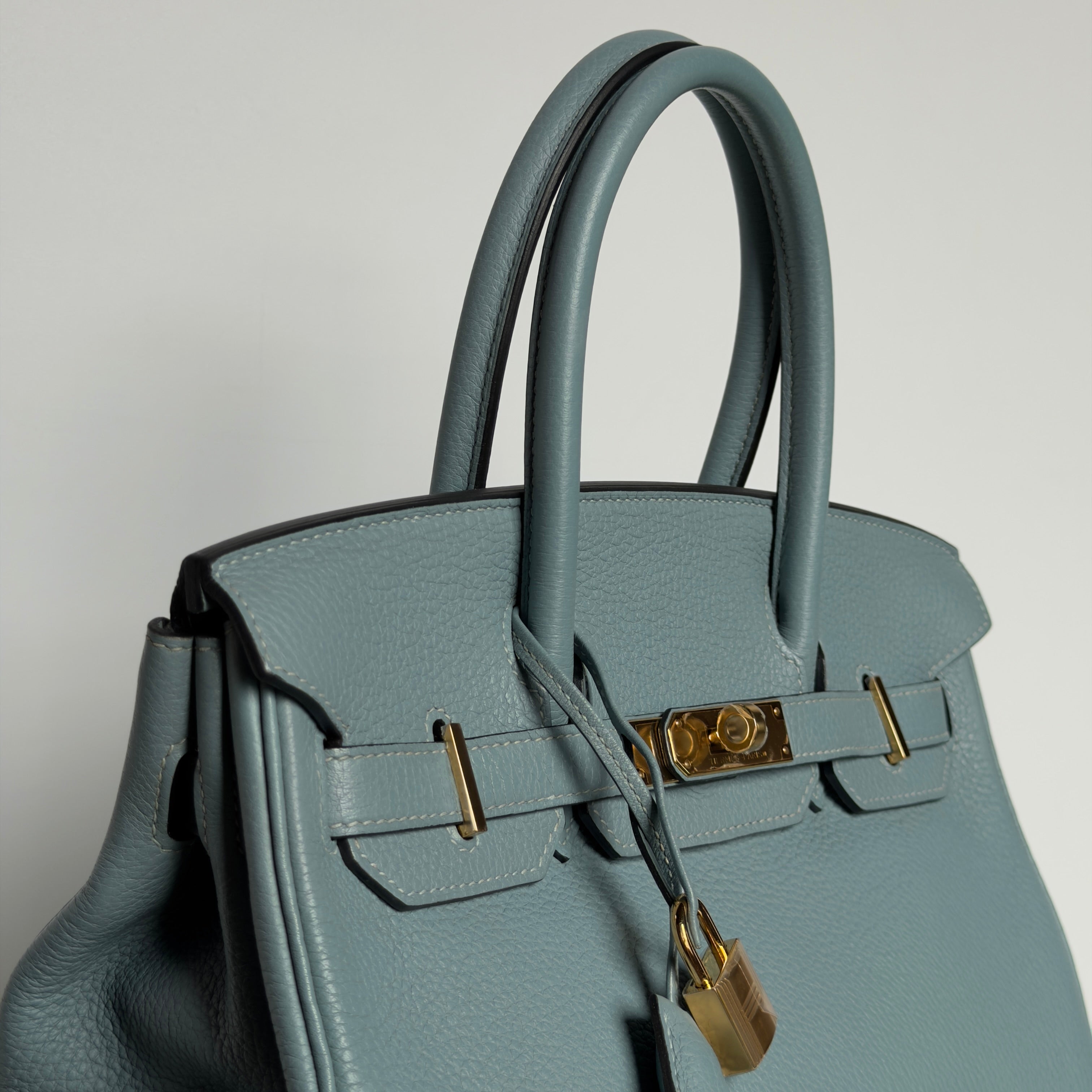 Hermes Birkin 30 Togo 2015 Light Blue