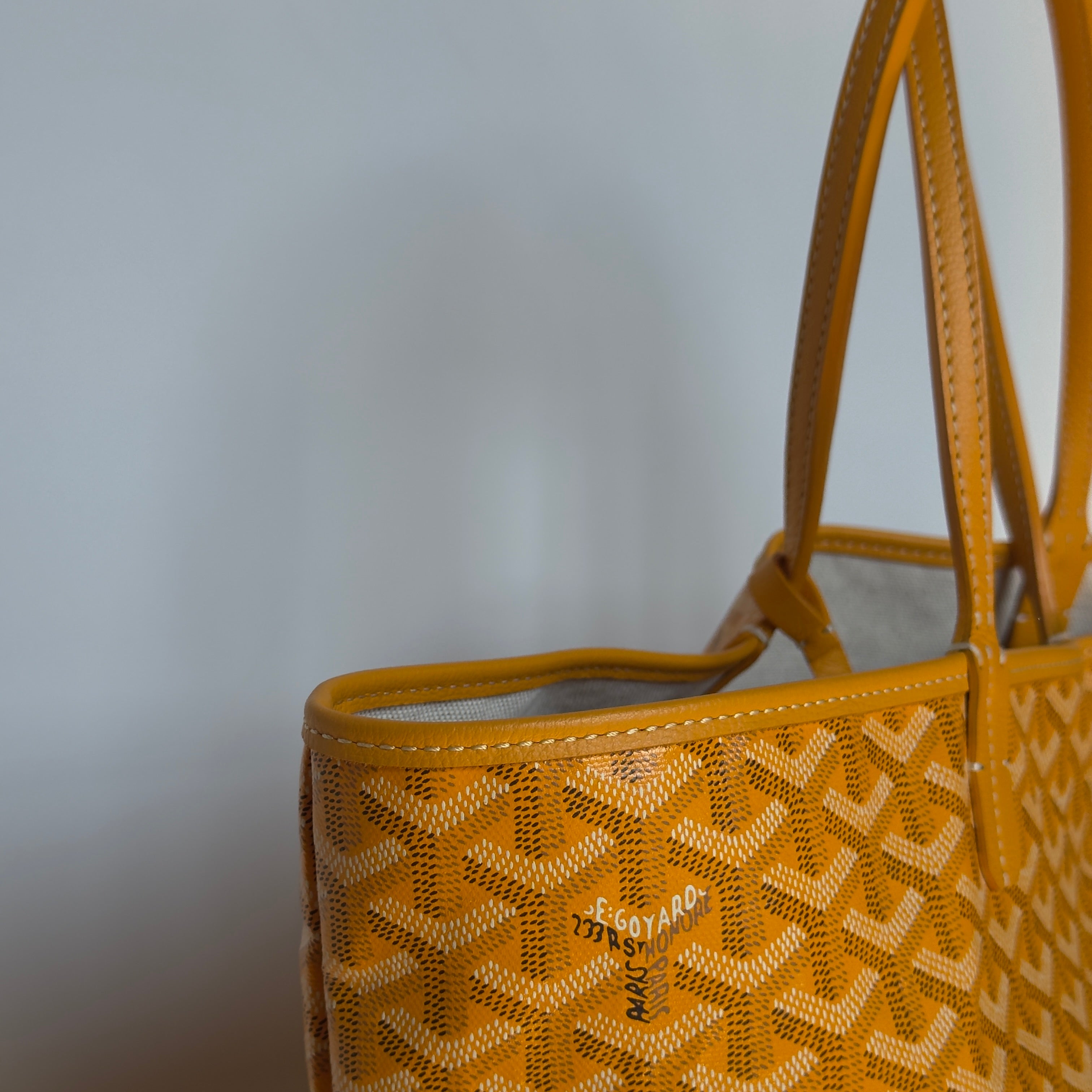 Goyard St Louis Tote Bag Yellow PM