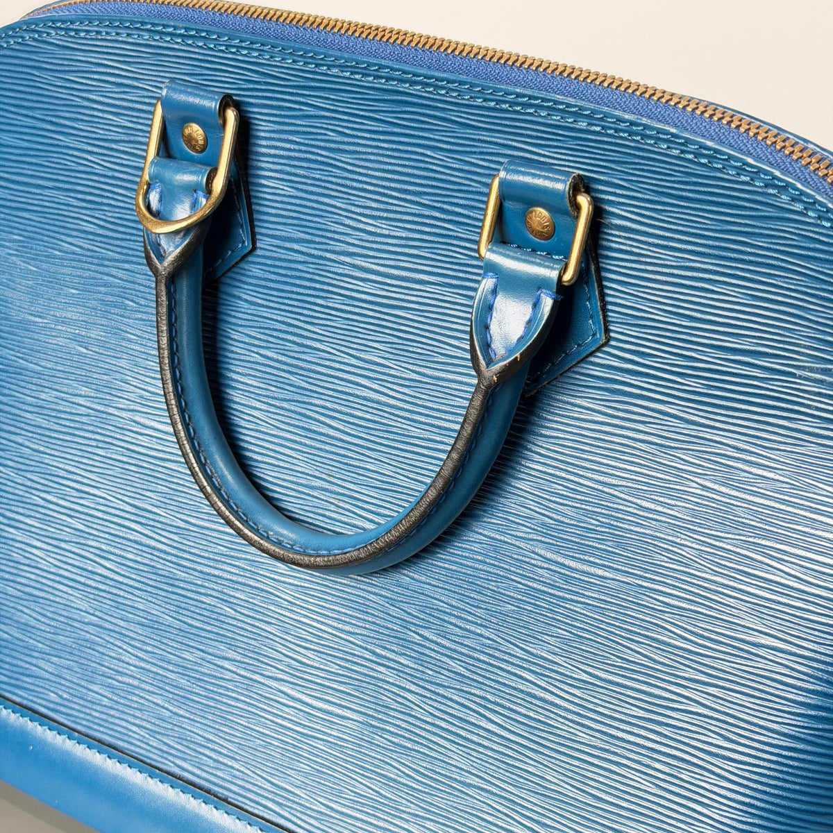 Louis Vuitton Blue Epi Leather Alma Pm - Queen May