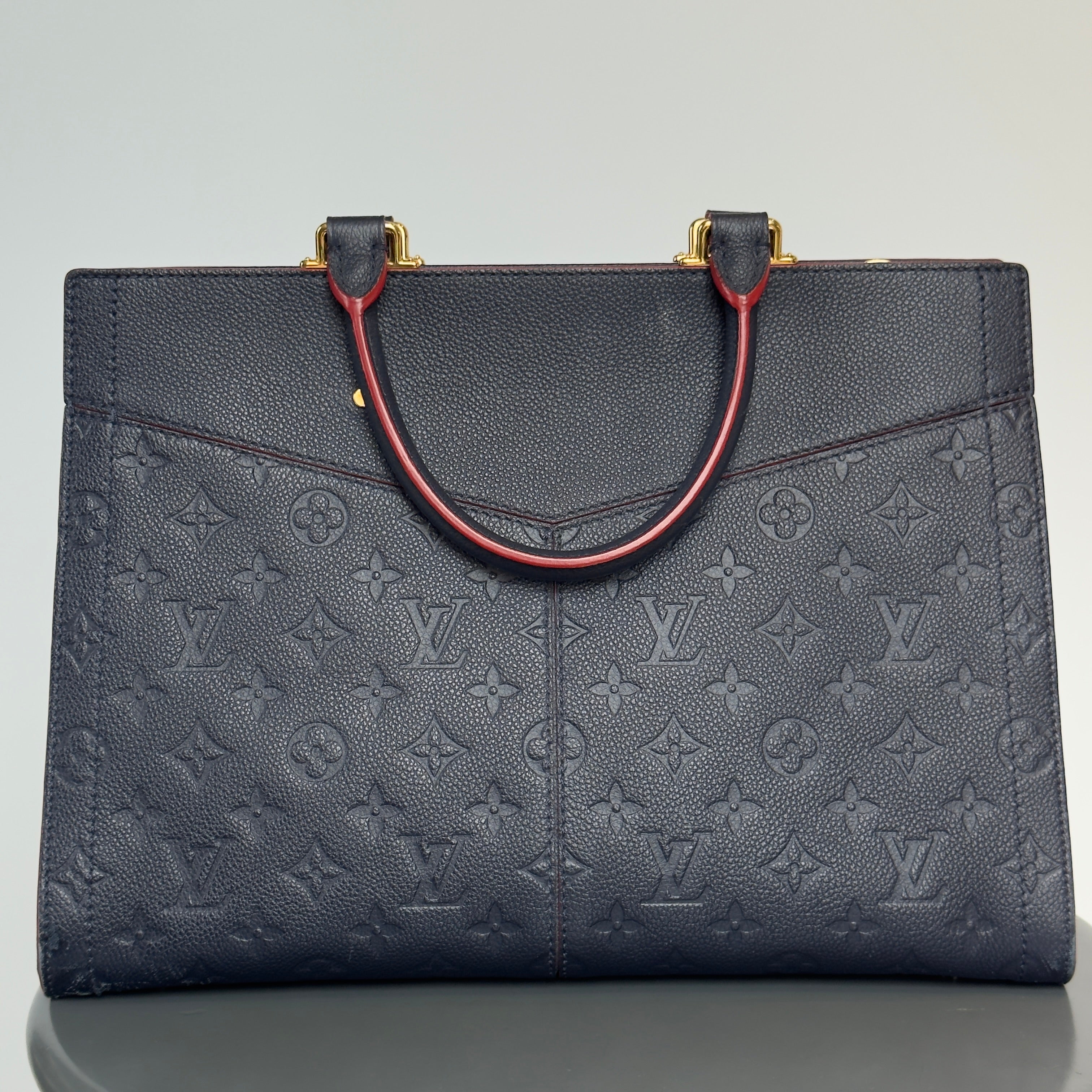 Louis Vuitton Sully Tote Monogram Navy MM - Queen May