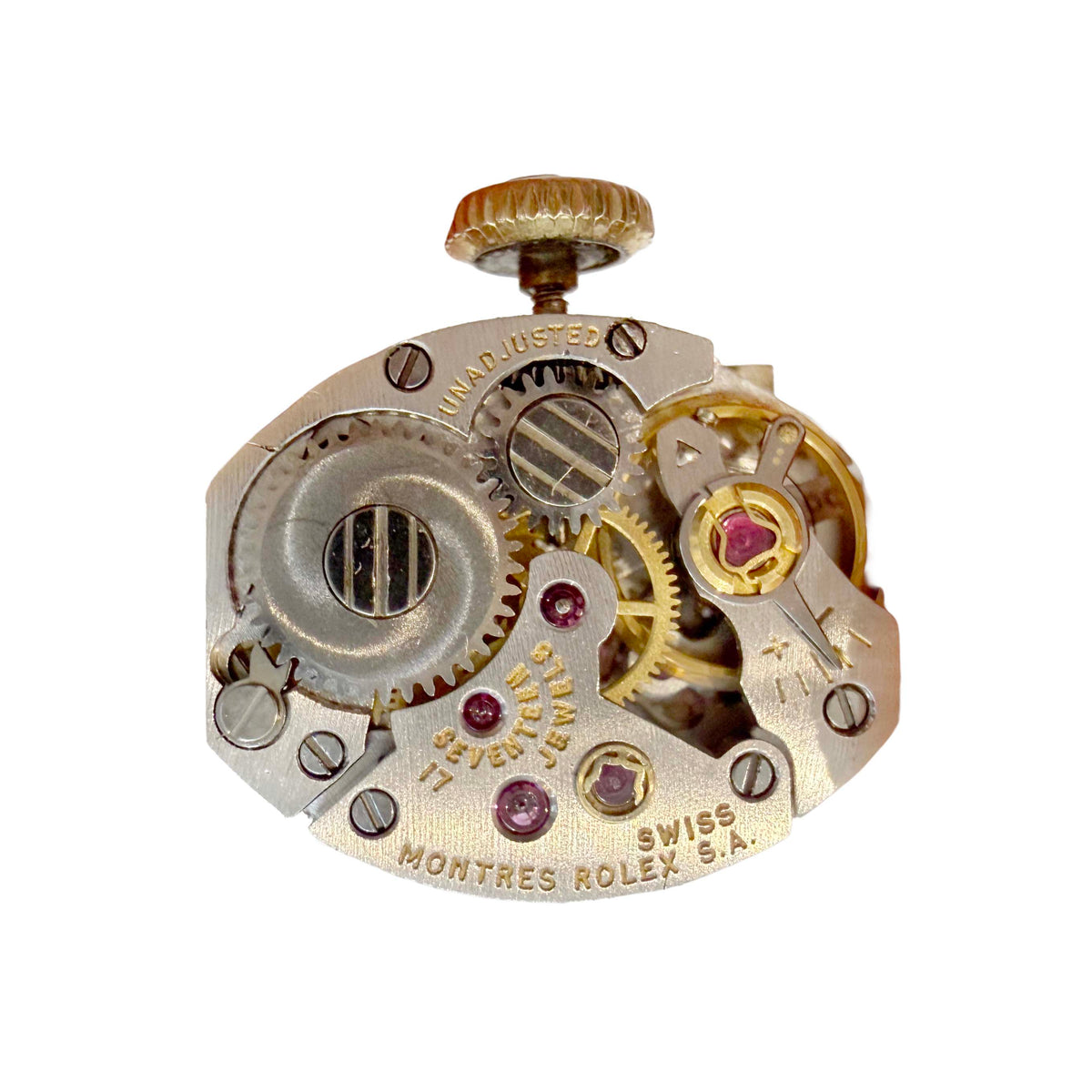 Vintage Rolex Ladies 14K Yellow Gold Diamond Bezel Square Shaped Mechanical Movement Watch With Box
