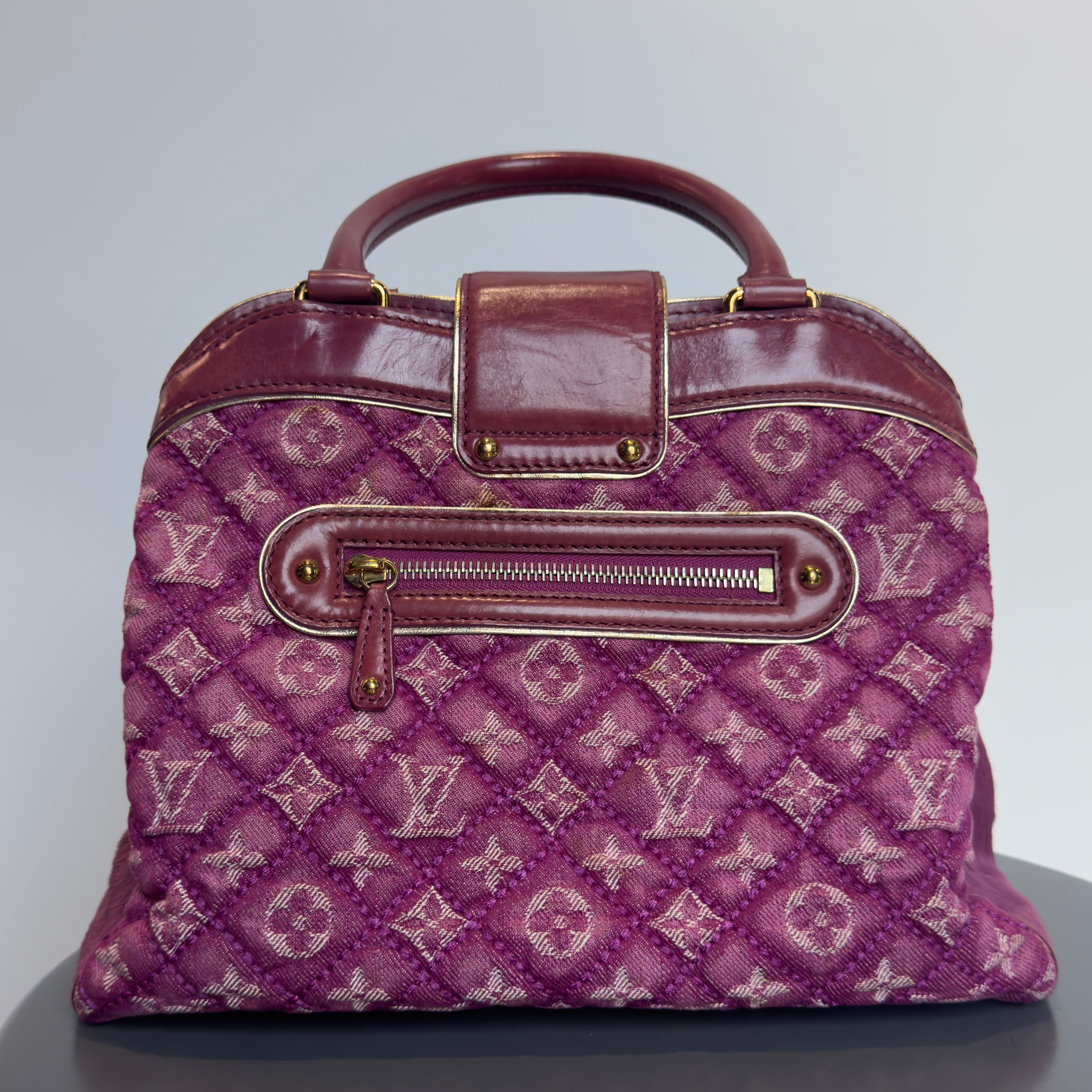Limited Edition Louis Vuitton Pink Denim Linda Bag