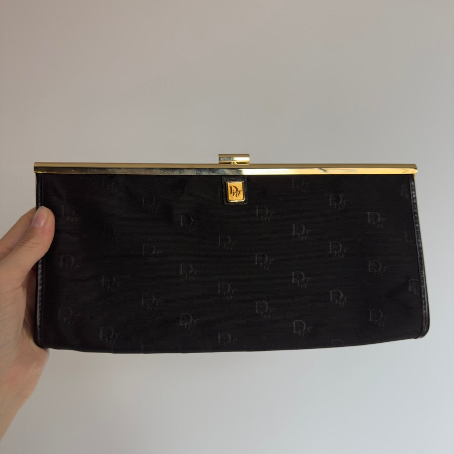 Vintage Dior Black Clutch - Queen May
