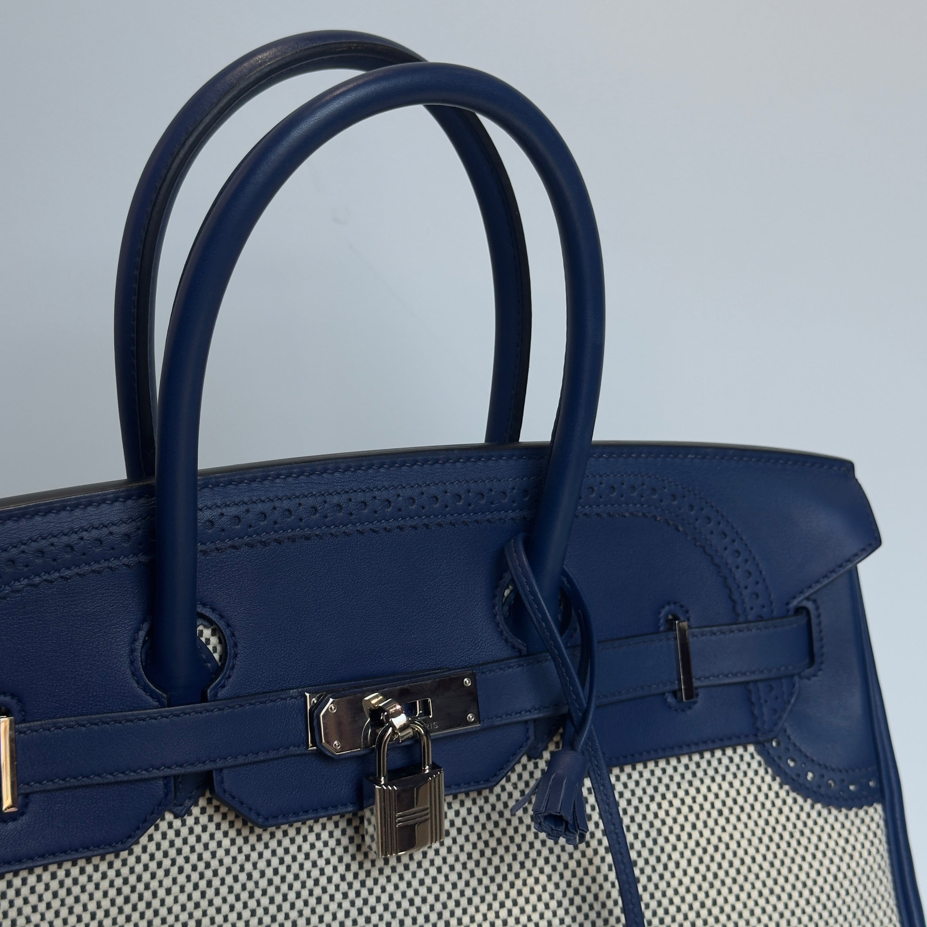 Hermes Toile Swift Ghillies Birkin 35 Limited Edition