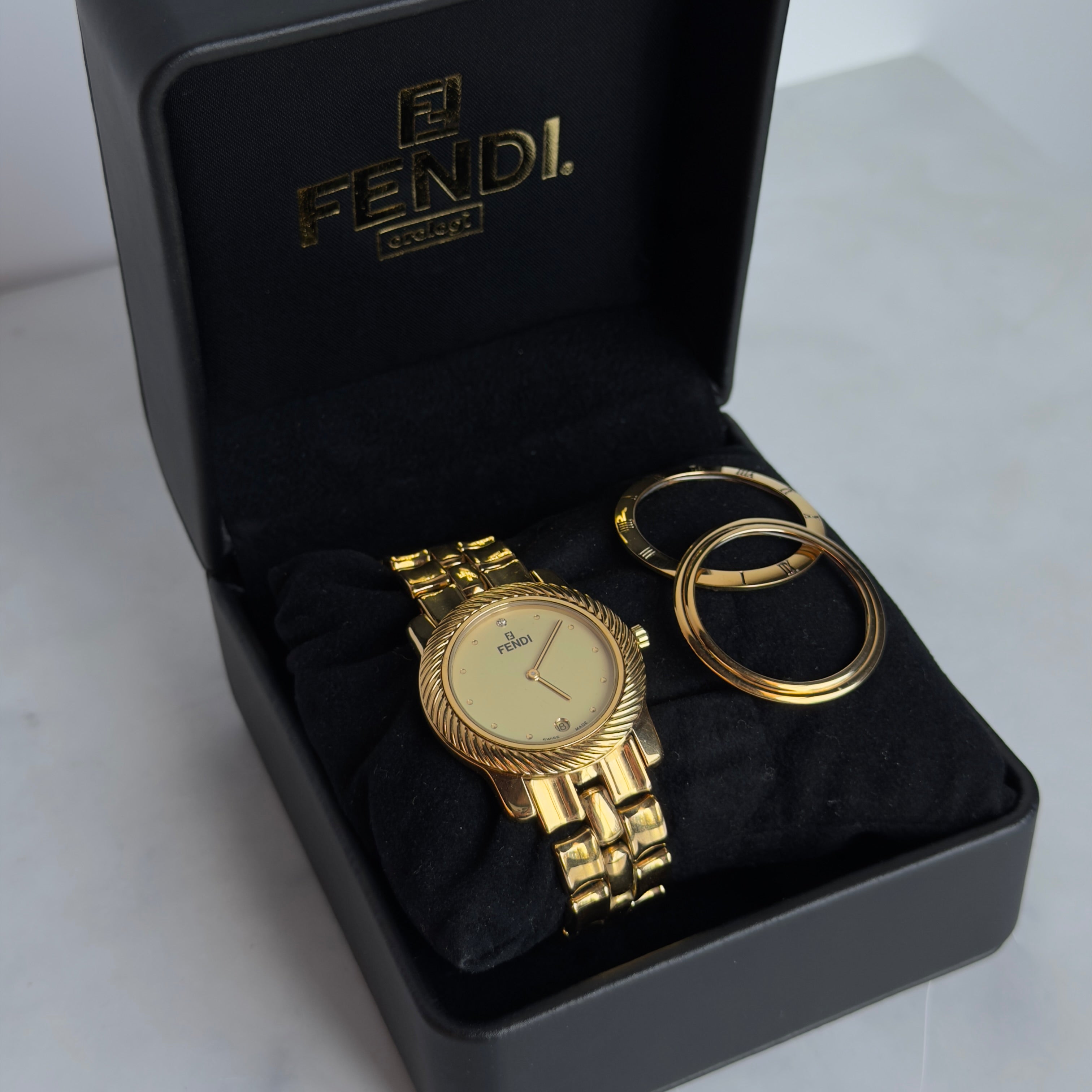 Vintage Rare Fendi Interchangeable Bezel Watch