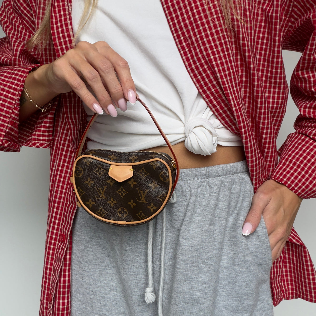 Louis Vuitton Monogram Croissant MM With Accessories Pouch