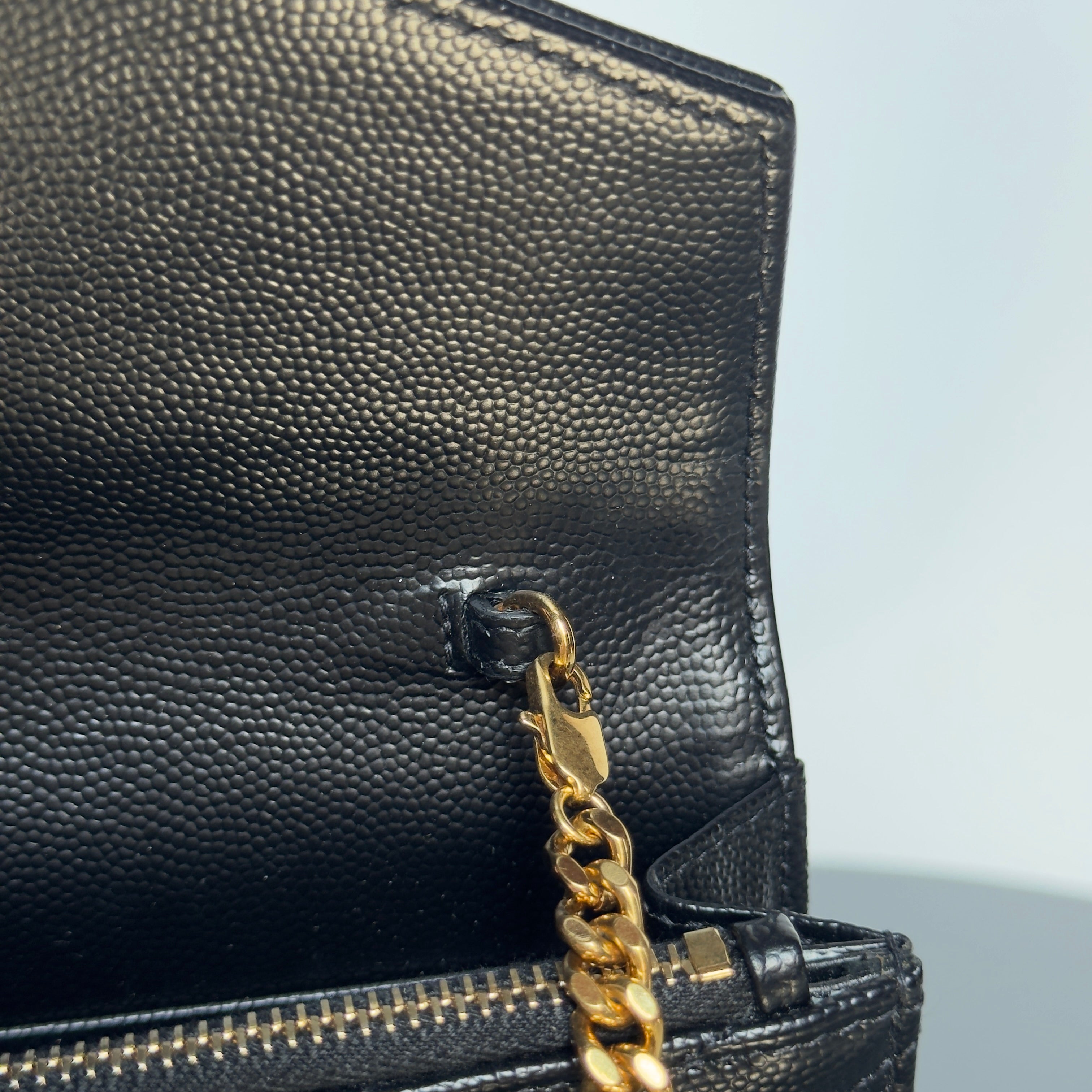 Saint Laurent Cassandre Envelope Wallet on Chain - Queen May