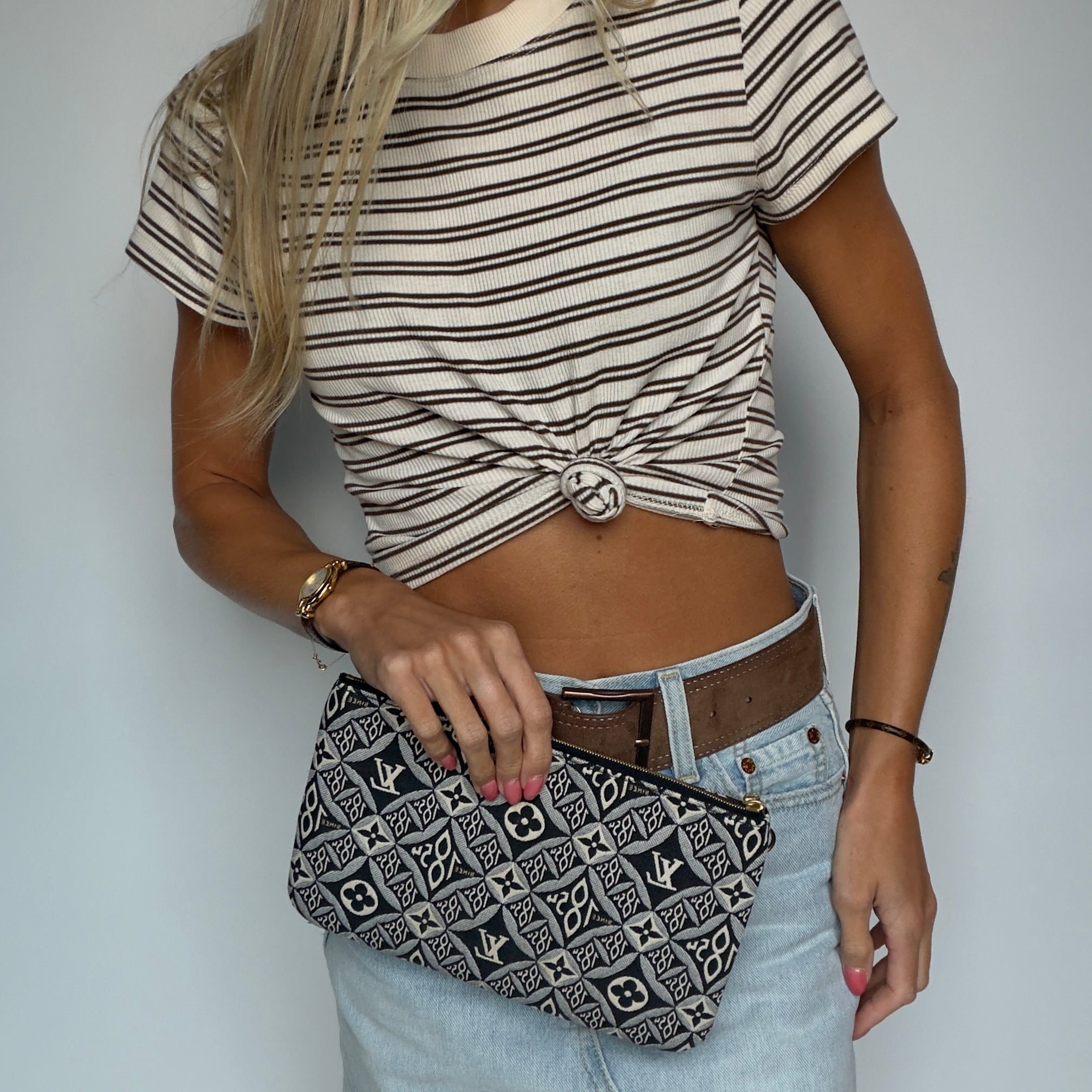 Louis Vuitton Jacquard Since 1858 Pochette
