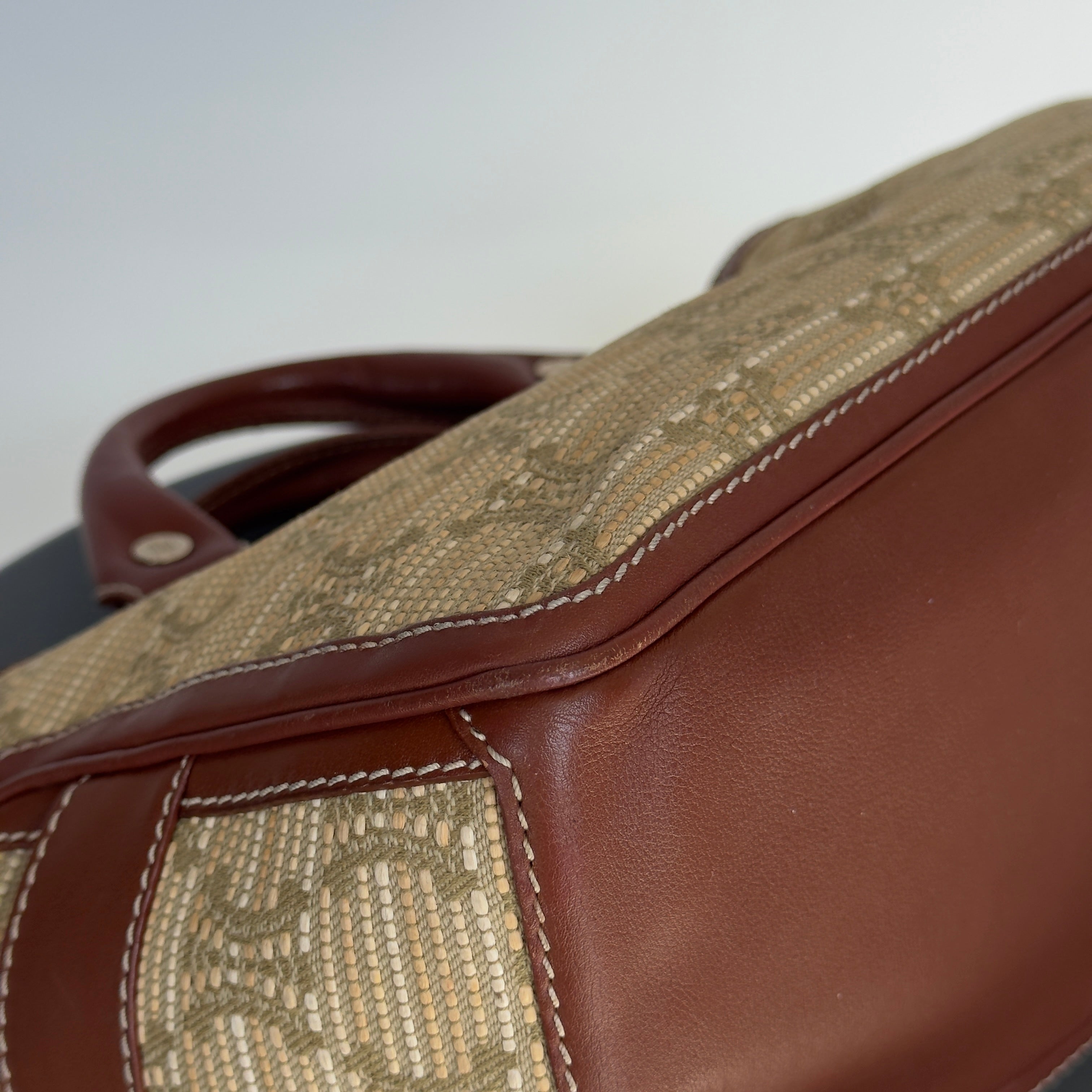 Celine Woven Triomphe Boogie Bag