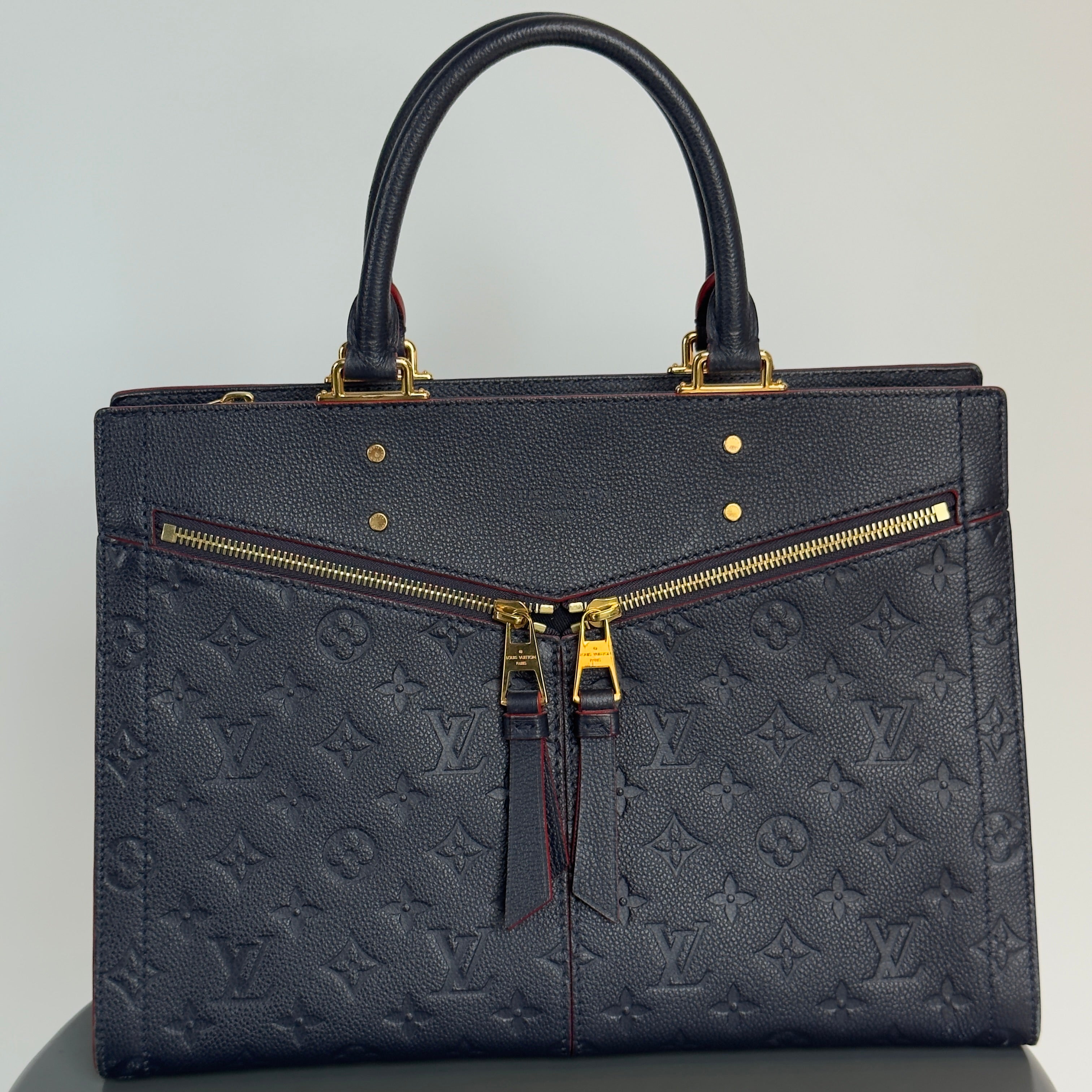 Louis Vuitton Sully Tote Monogram Navy MM - Queen May