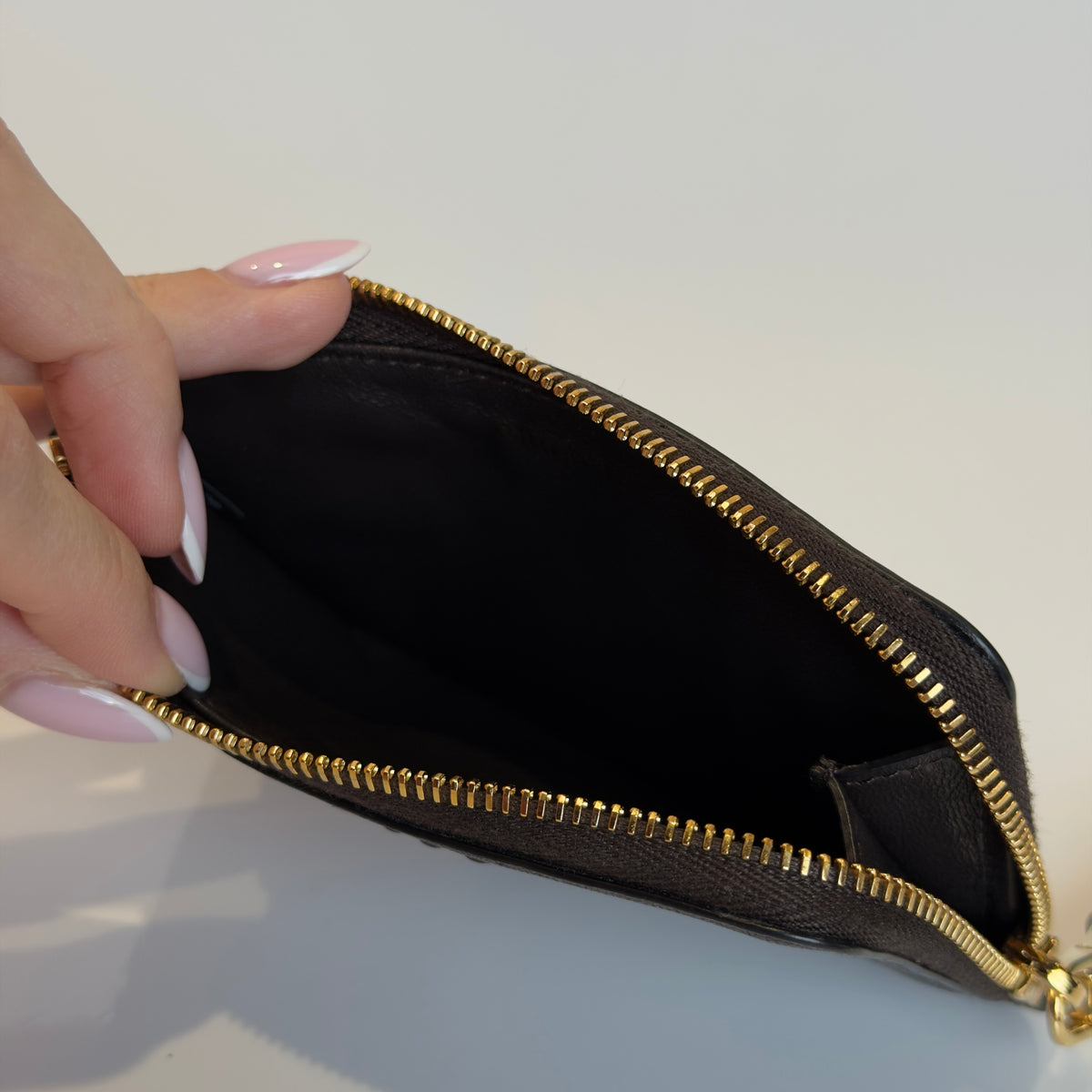Miu Miu Nappa Leather Envelope Card Holder