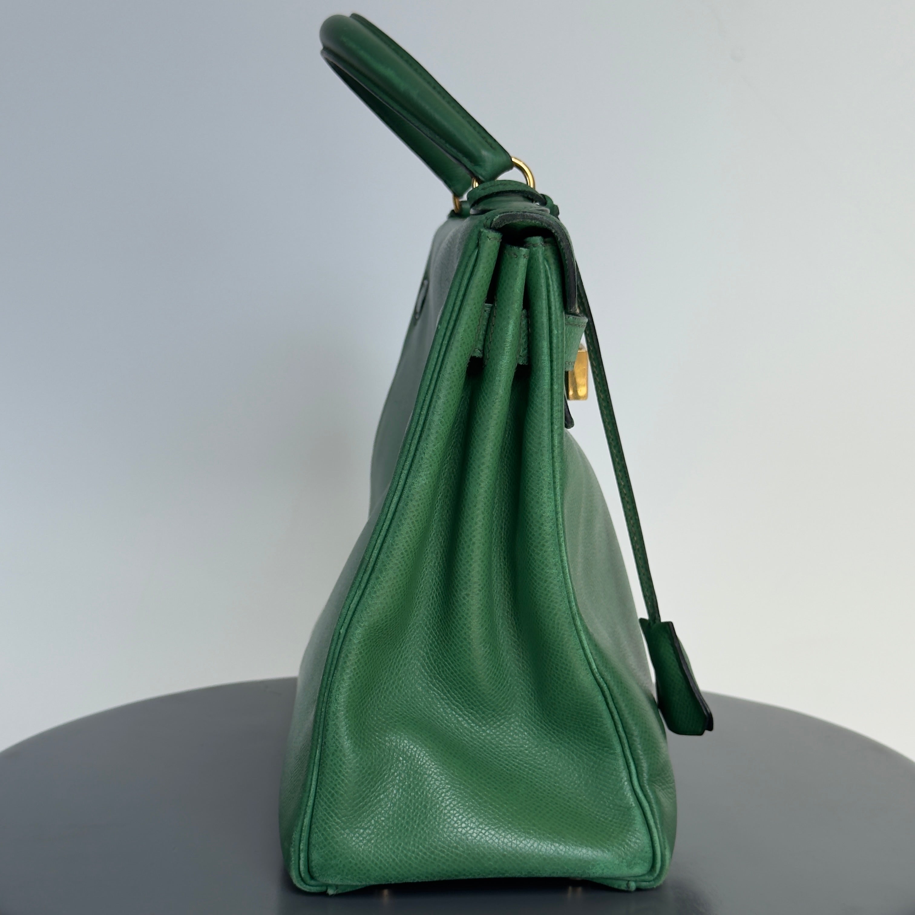 Vintage Hermes Kelly 32 Courchevel Leather 1994 - Queen May
