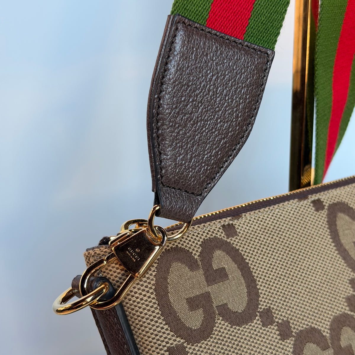 Gucci Web Shoulder Bag Jumbo