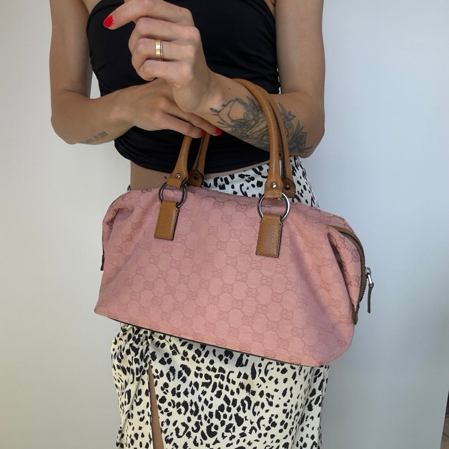 Gucci Canvas Boston Bag - Queen May