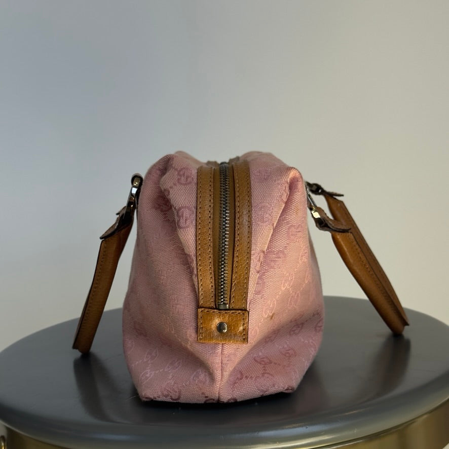 Gucci Canvas Boston Bag - Queen May