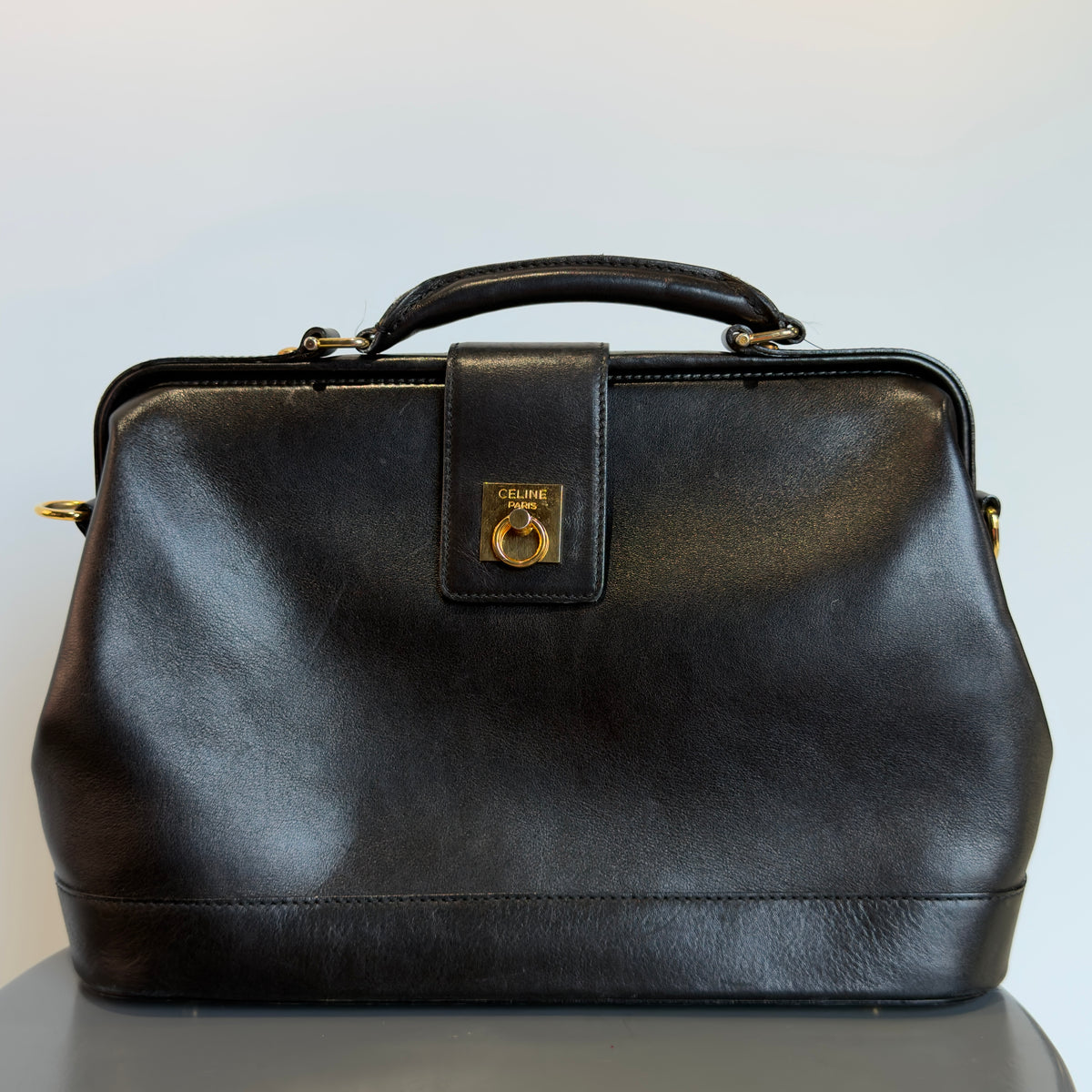 Vintage Celine Doctor Bag With Extra Strap - Queen May