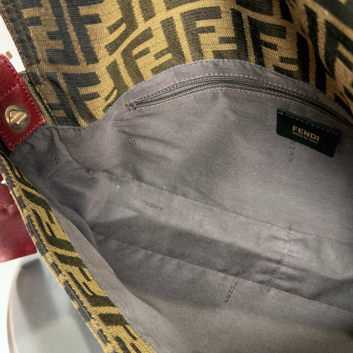 Fendi Zucca Mamma Forever Flap Bag