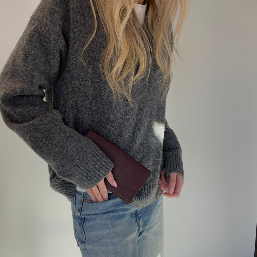 Louis Vuitton Monogram Empreinte Leather Emilie Wallet