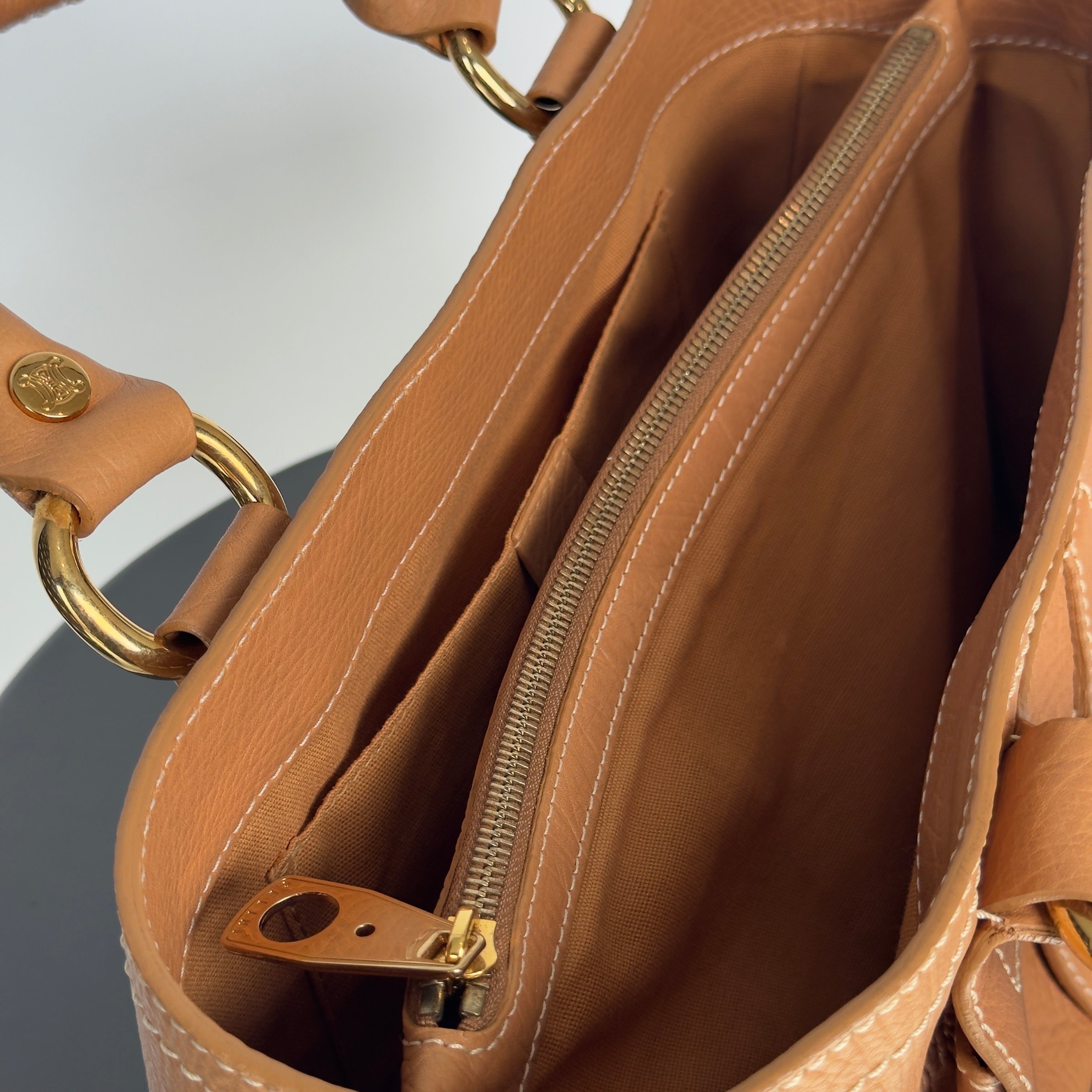 Vintage Celine Brown Leather Boogie Bag - Queen May