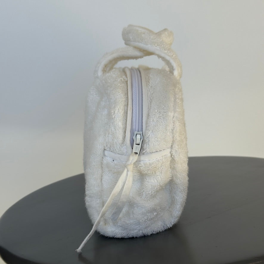 Christian Dior J'Adore Terry Cloth Mini Bowler Bag Blue - Queen May